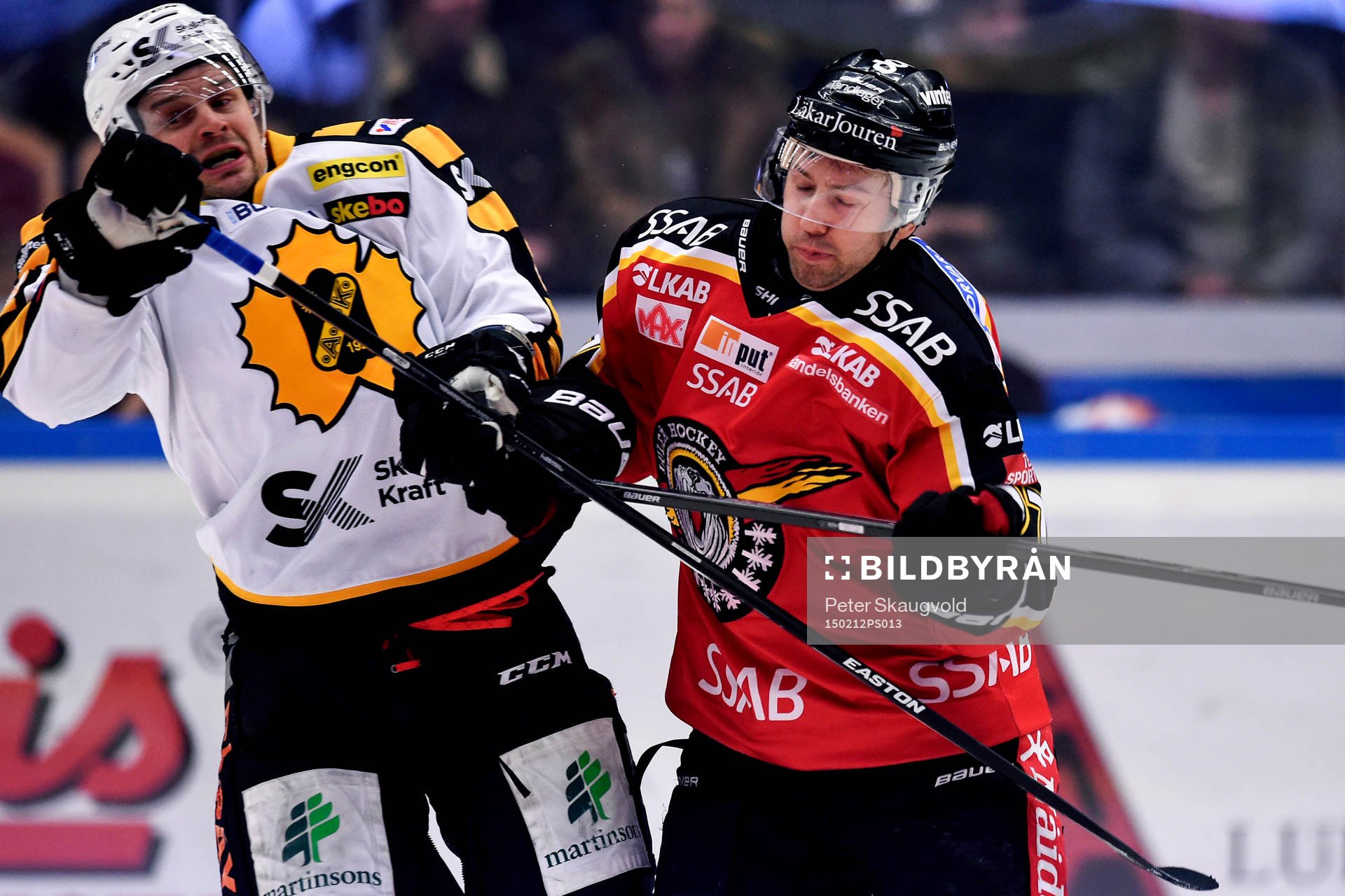 Skellefteås Janne Pesonen och Luleås Per Ledin