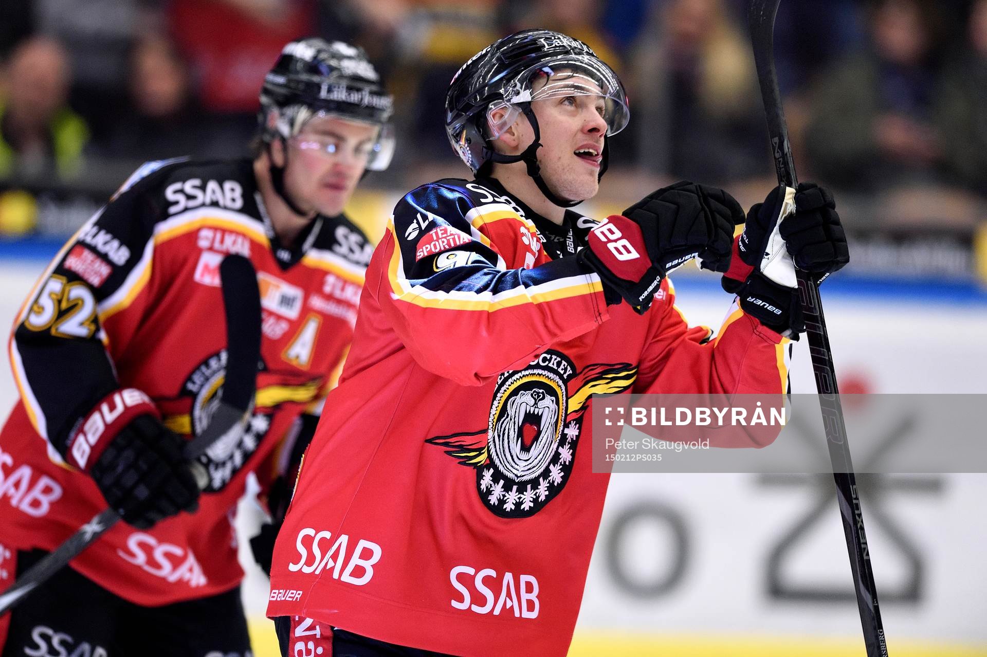 Luleås Johan Forsberg jublar