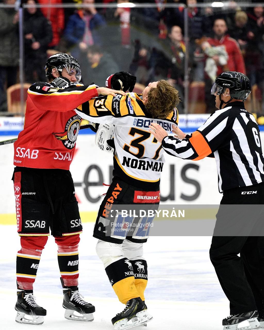 Luleås Christian Jaros och Skellefteås John Norman hamnar