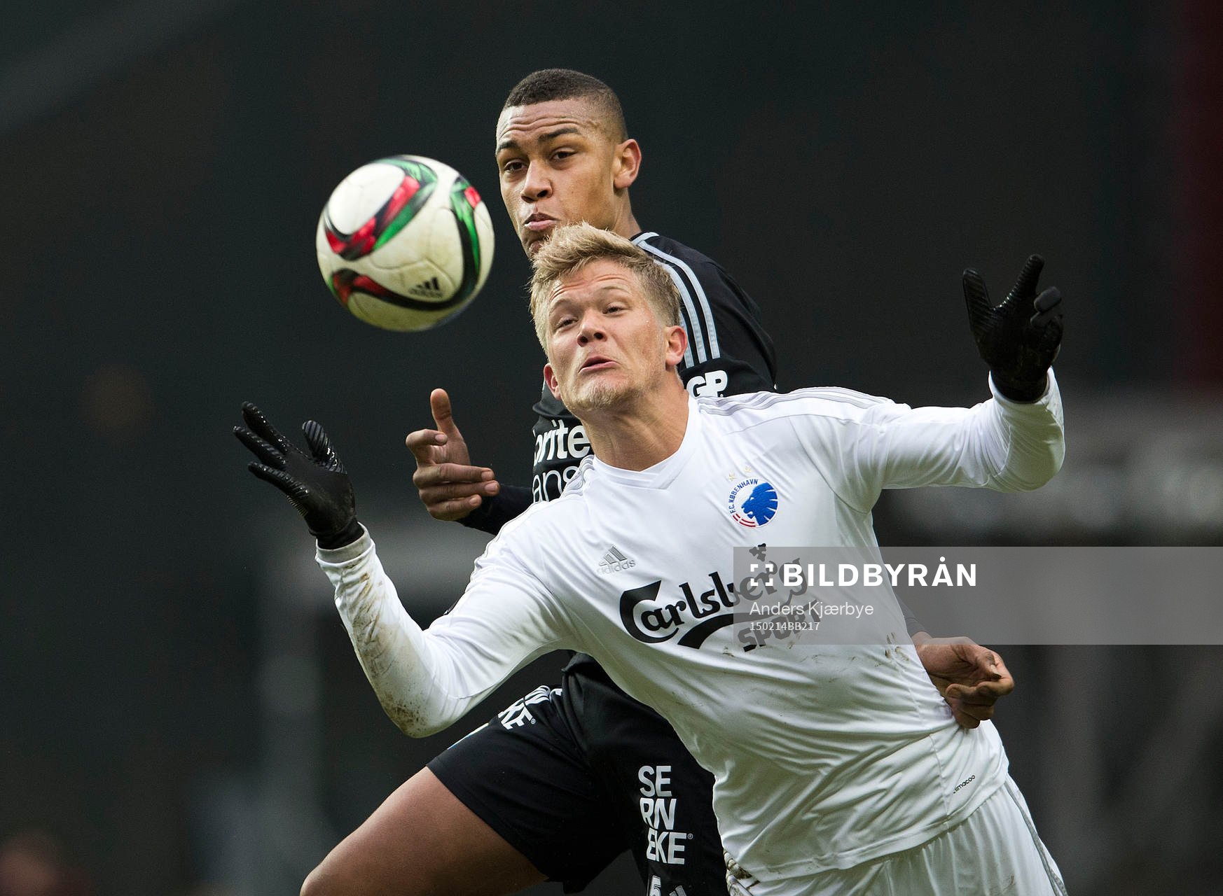  Andreas Cornelius, FC København og Patrick Dyrestam, IFK Göteborg.