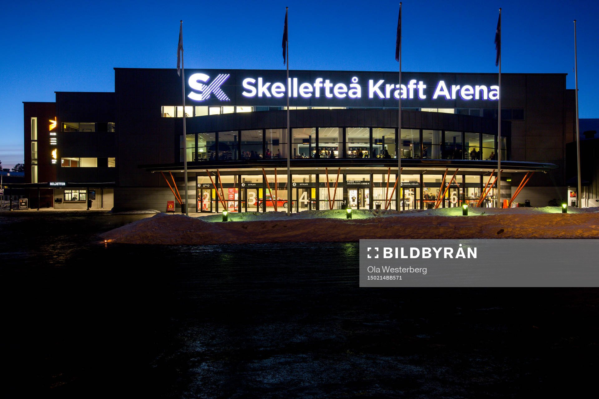 Skellefteå Kraft Arena exteriört