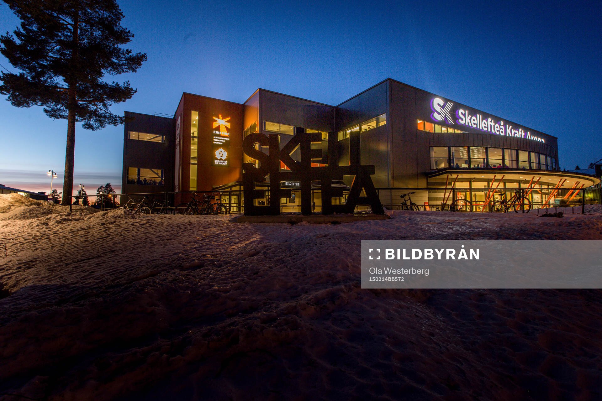 Skellefteå Kraft Arena exteriört