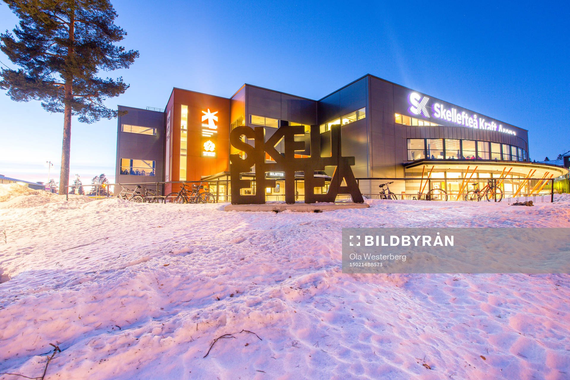 Skellefteå Kraft Arena exteriört