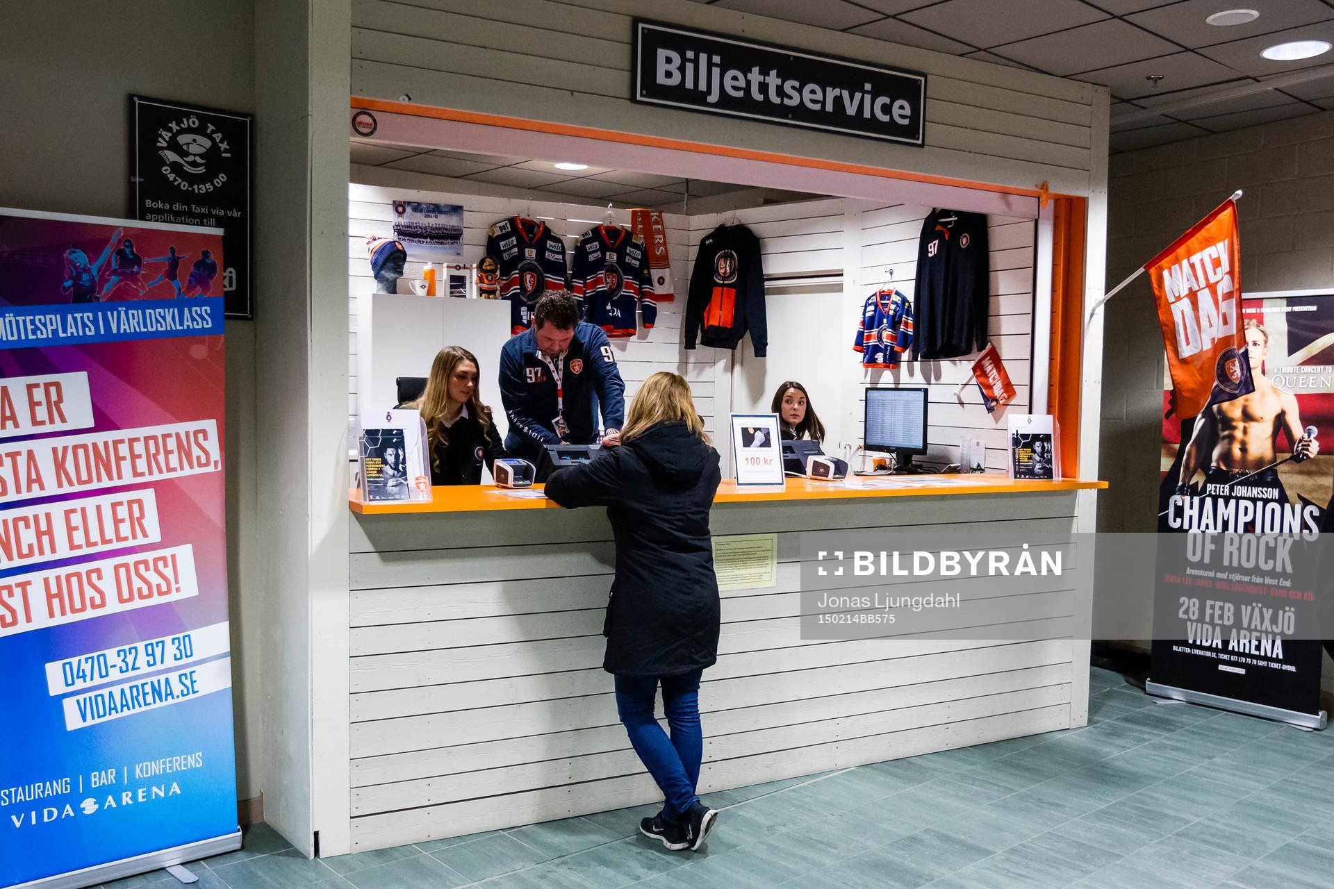 Biljettservice i Vida arena