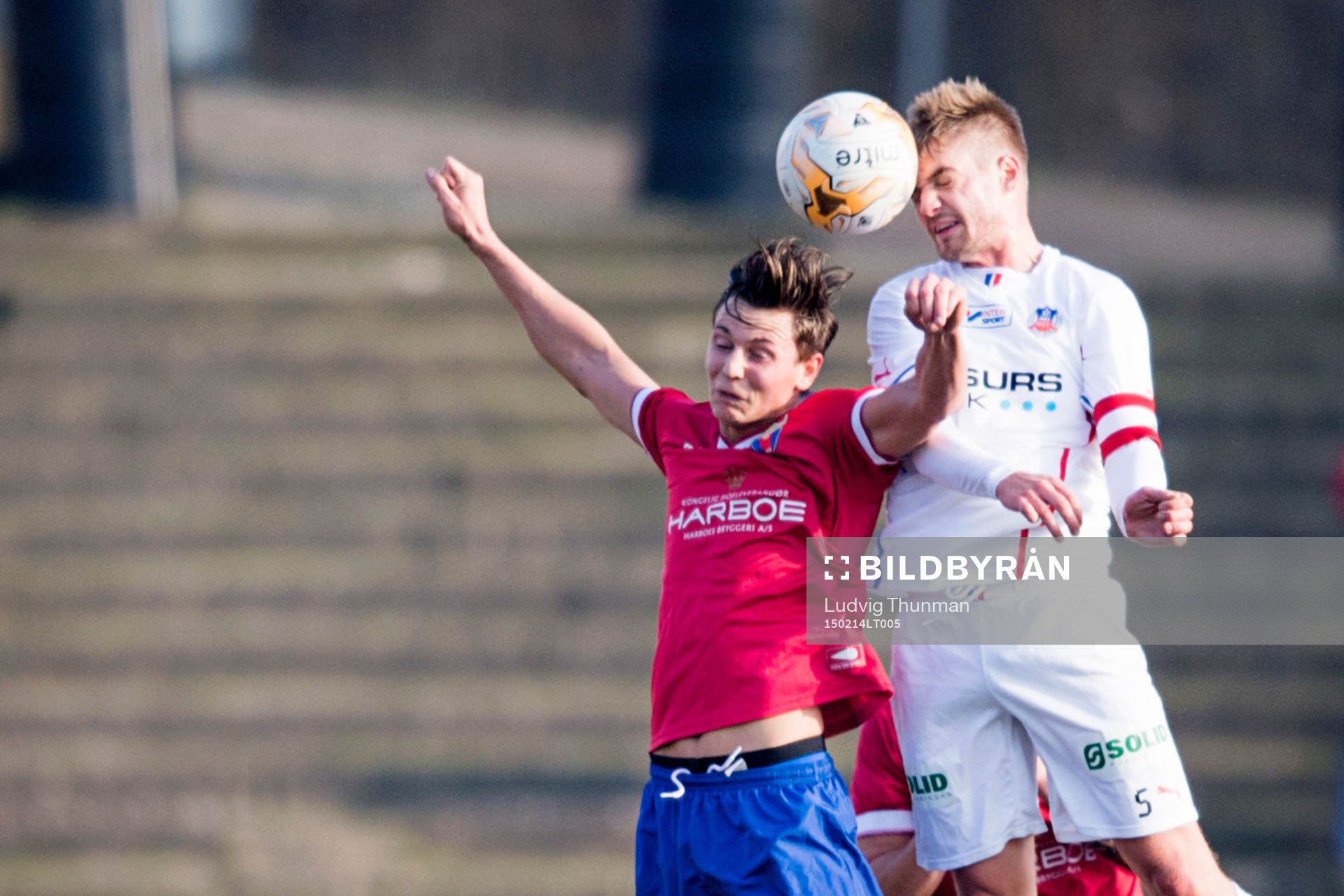 Helsingborgs Johan Mårtensson i nickduell med