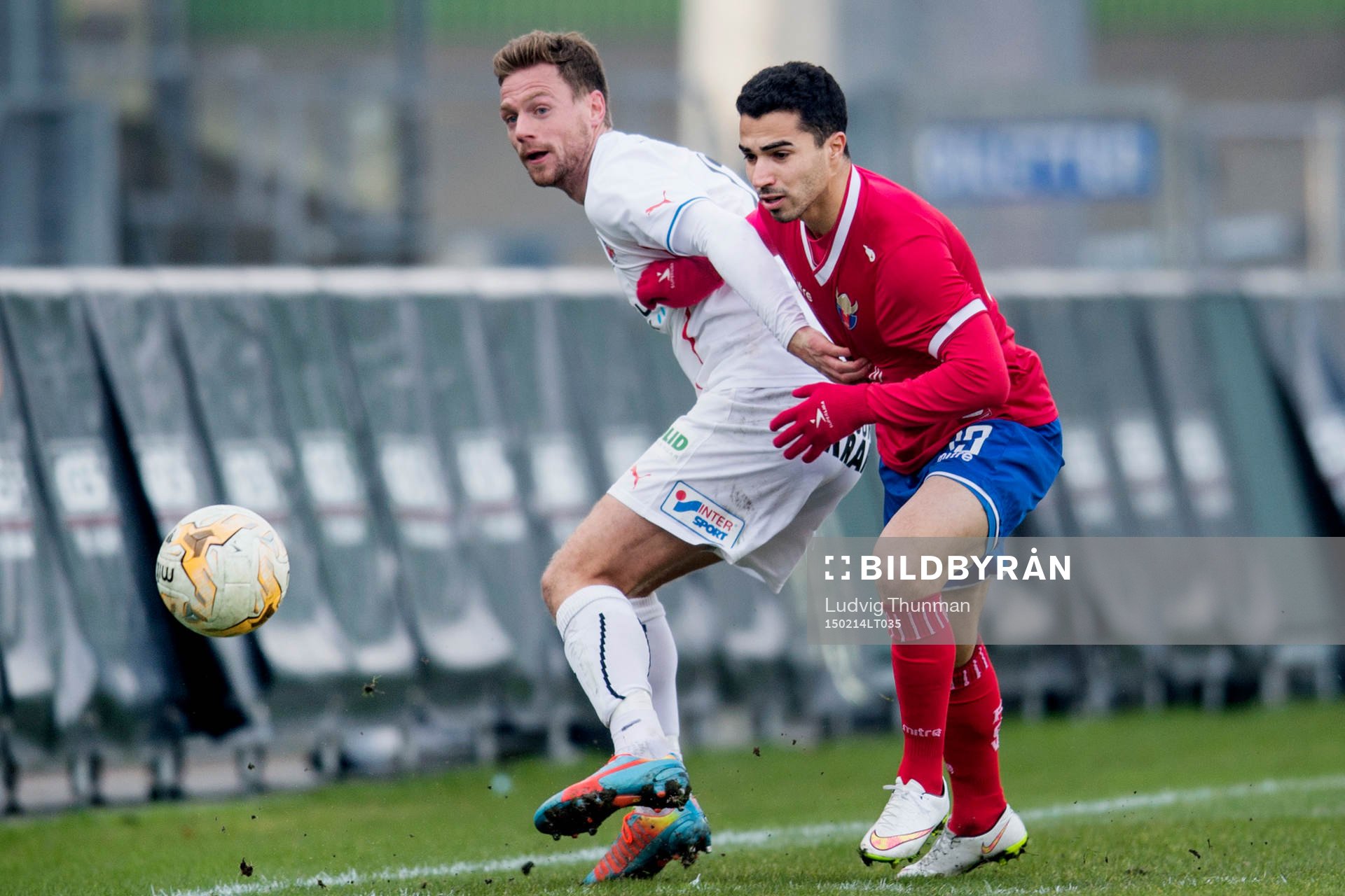 Helsingborgs Arnór Smárason och Vestsjällands Joël