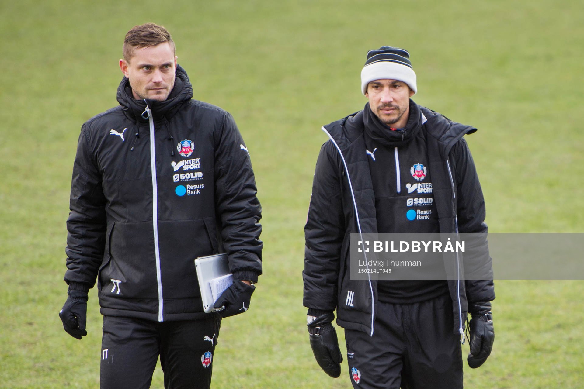 Helsingborgs assisterande tränare Tobias Tuvesson och