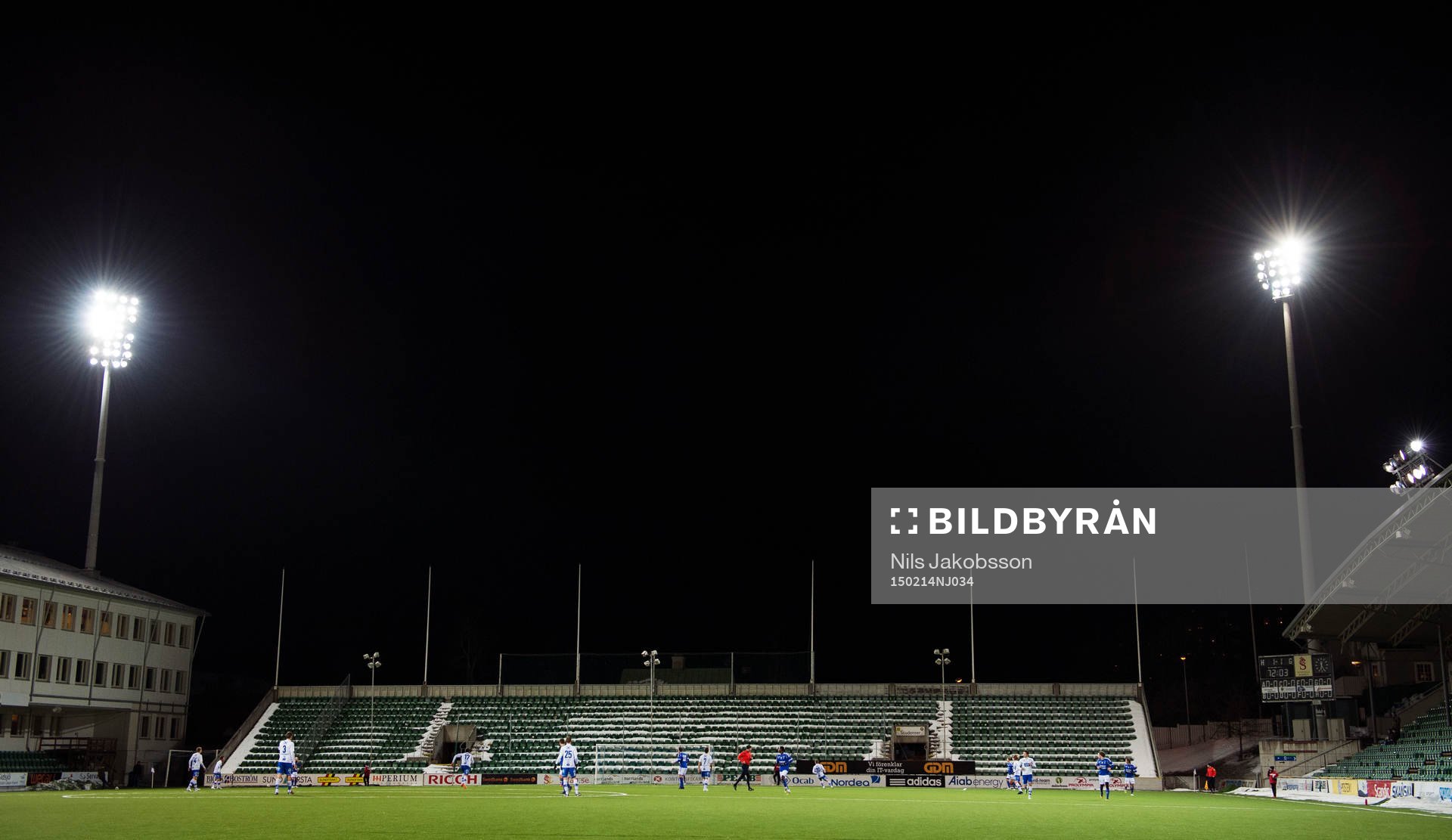 Norrporten Arena innan fotbollsmatchen mellan GIF Sundsvall