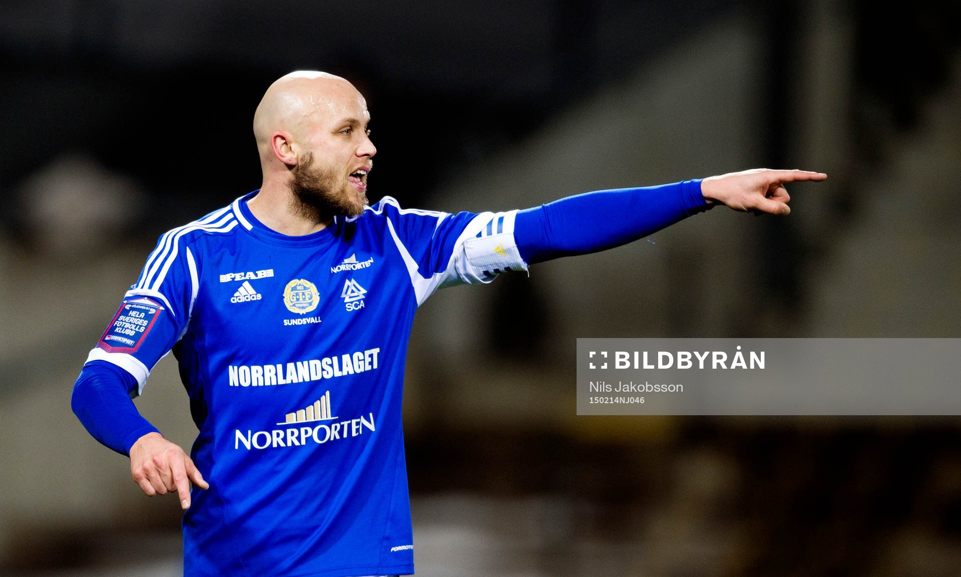 Sundsvalls Stefan Ålander pekar