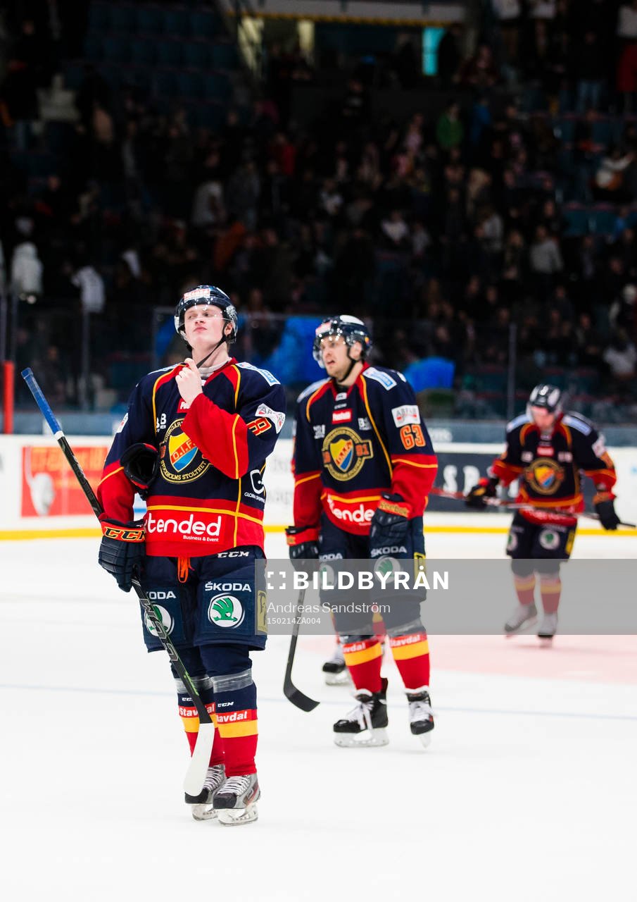 Djurgårdens Alexander Falk (v), Linus Arnesson (m) och