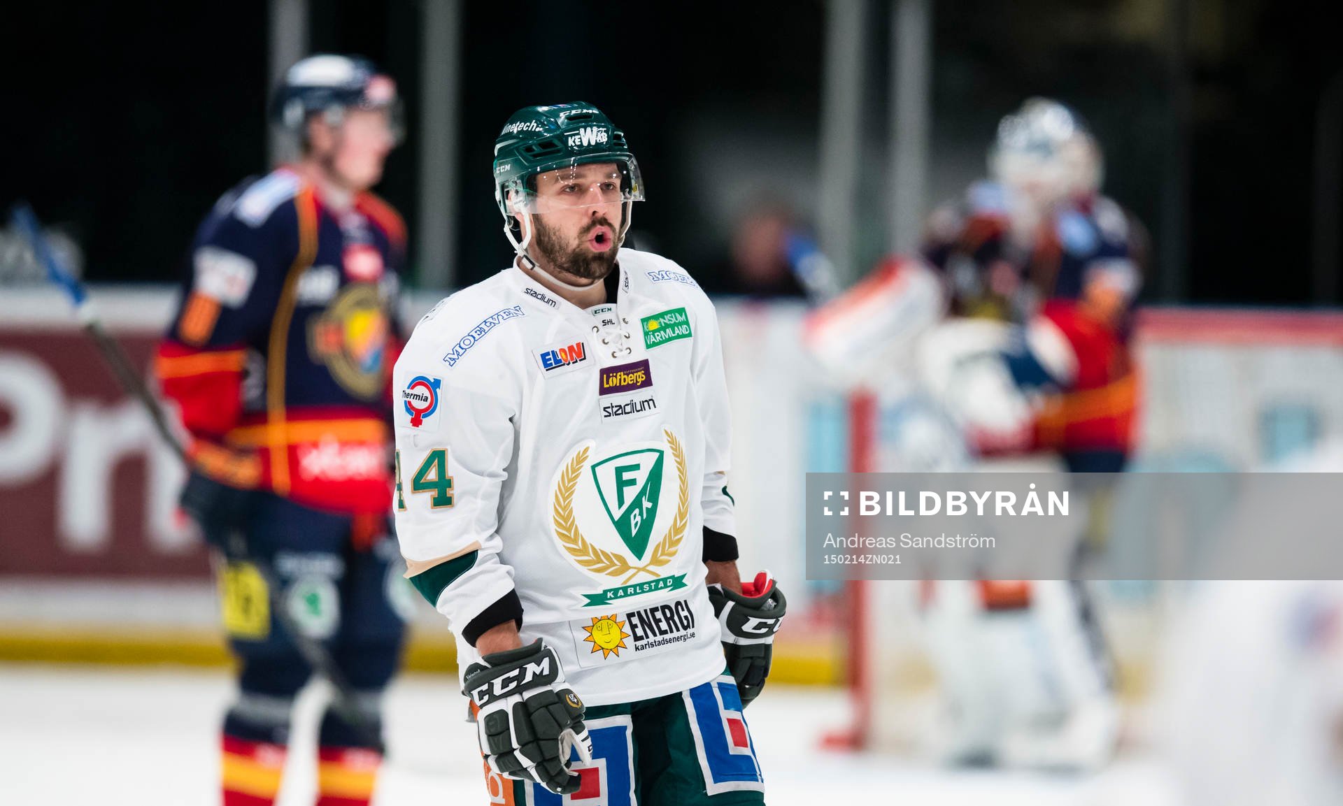 Färjestads Milan Gulas reagerar