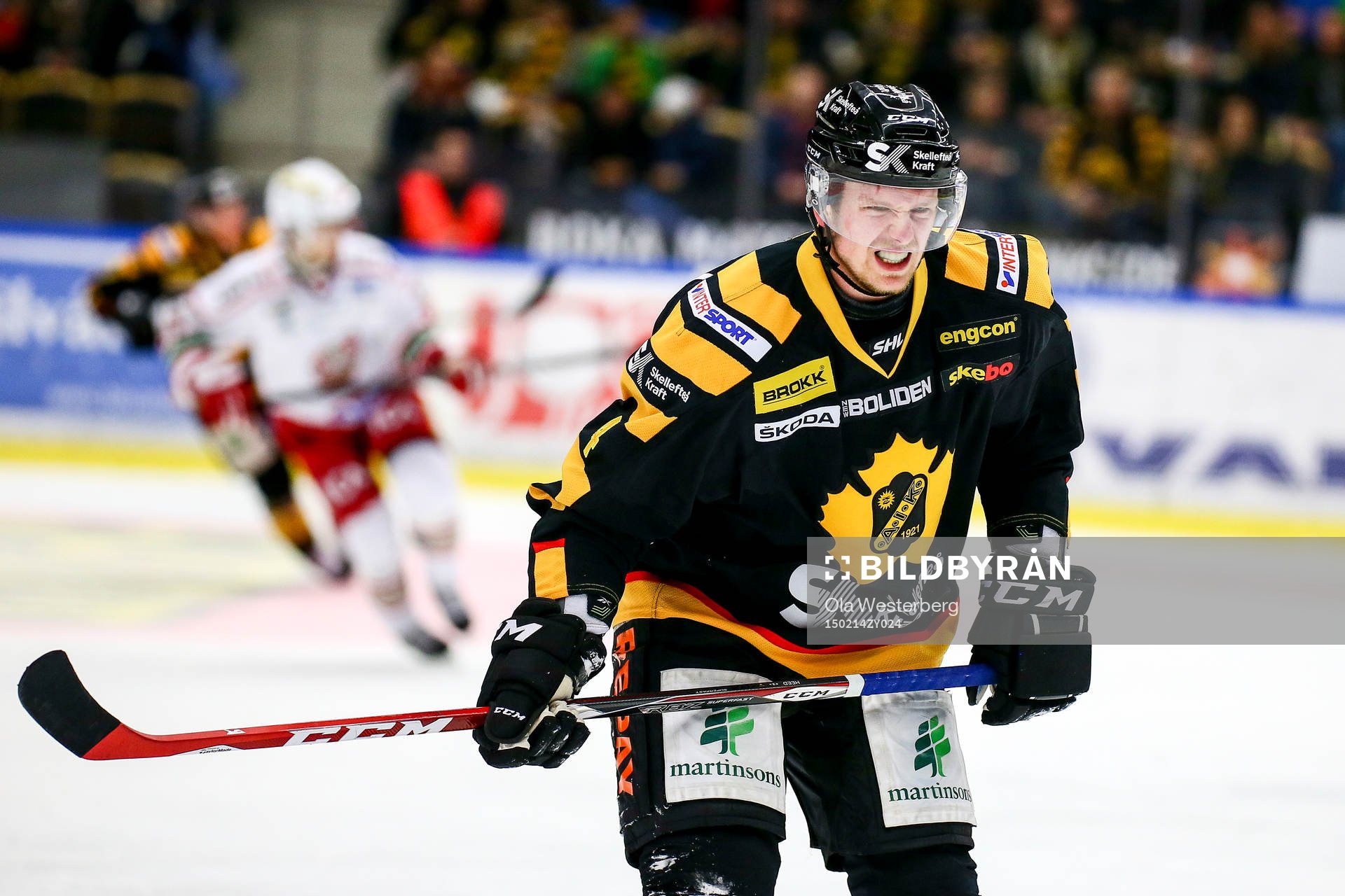 Skellefteås Tim Heed grinade illa