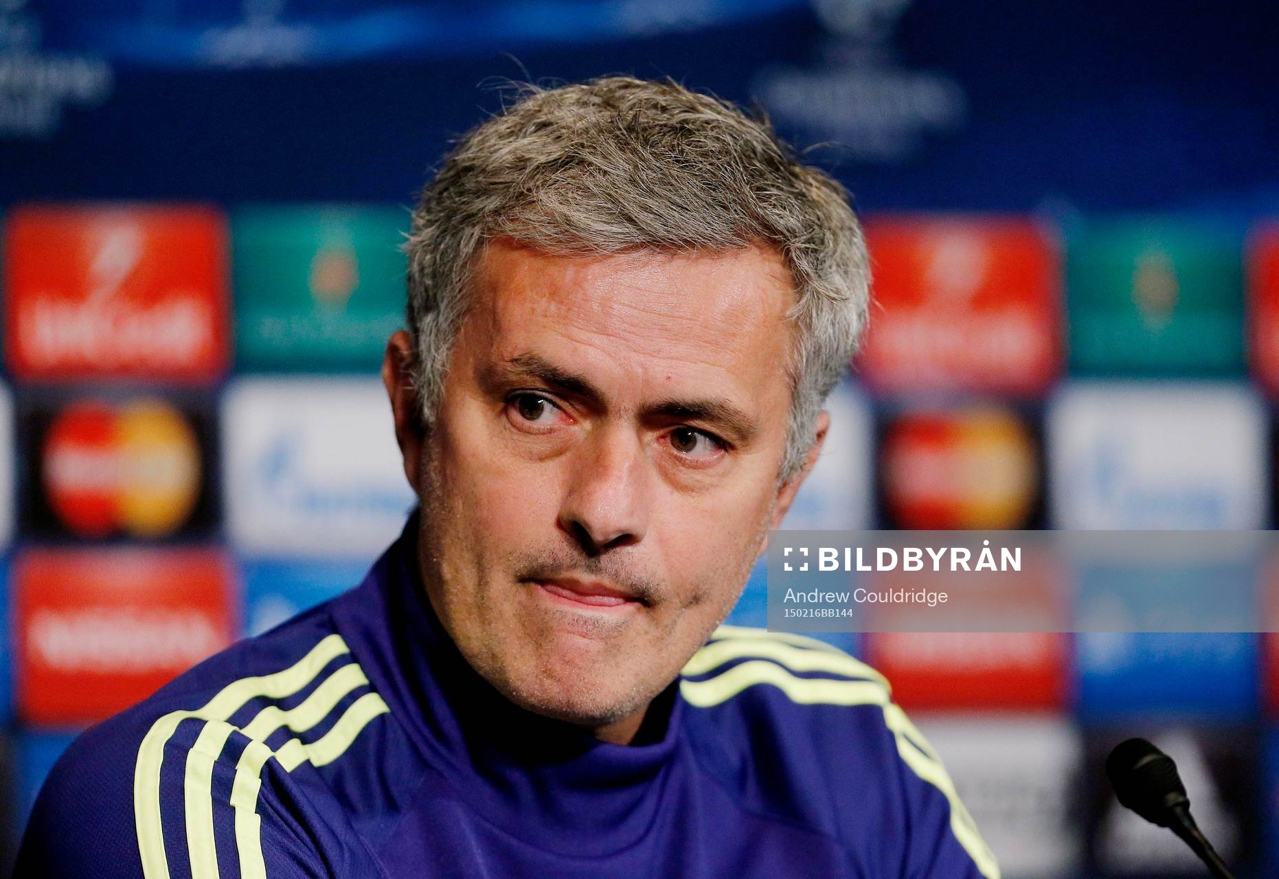  Football - Chelsea Press Conference - Parc des Princes, Paris, France - 16/2/15
