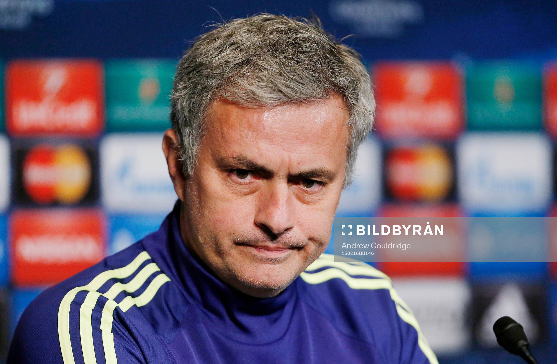  Football - Chelsea Press Conference - Parc des Princes, Paris, France - 16/2/15