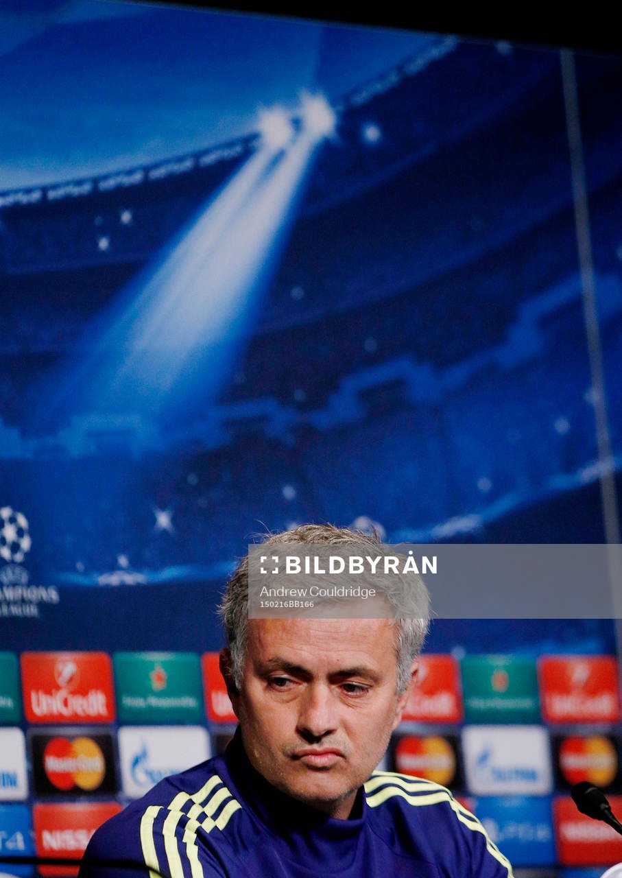  Football - Chelsea Press Conference - Parc des Princes, Paris, France - 16/2/15
