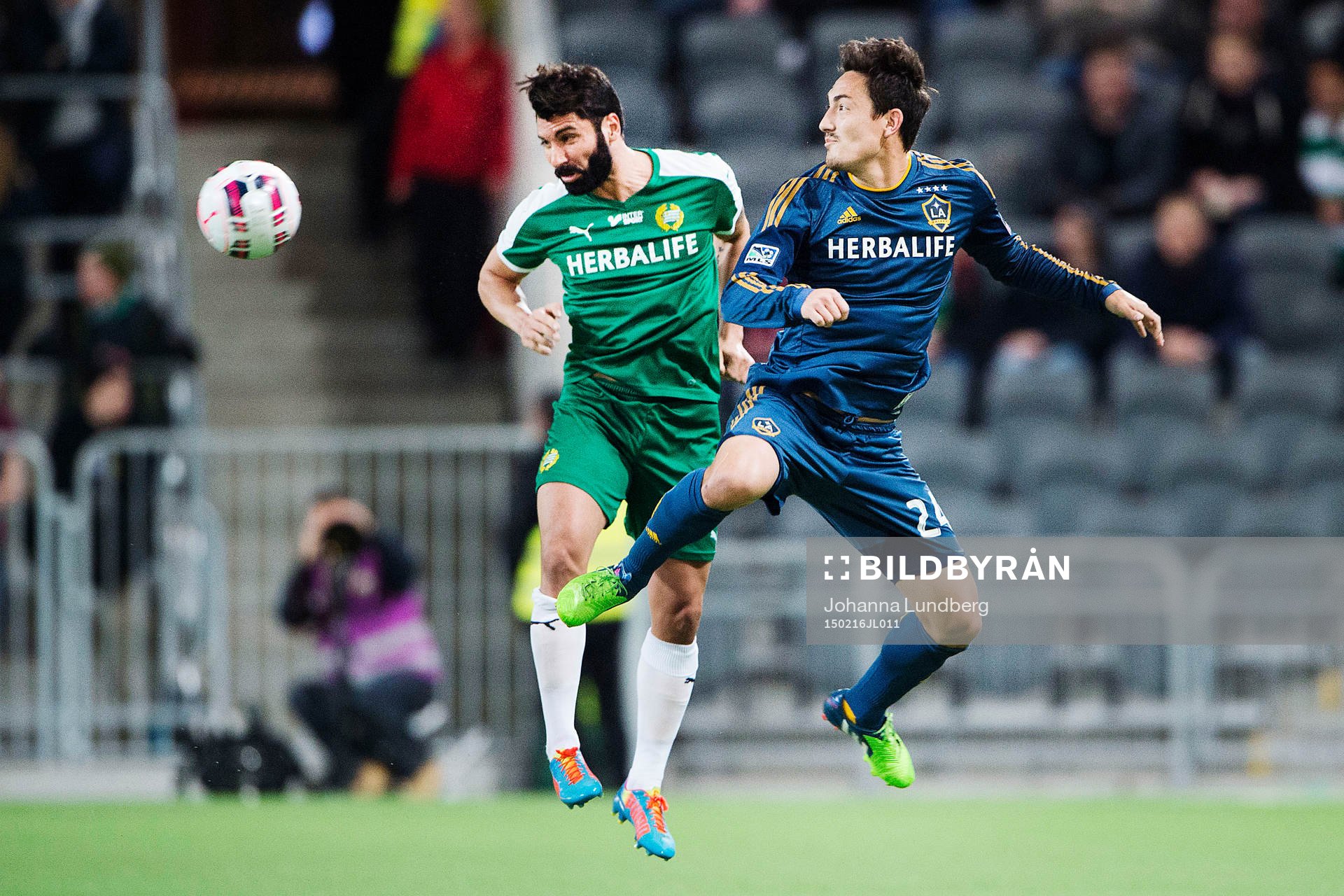 Hammarbys Stefan Batan och LA Galaxys Stefan Ishizaki