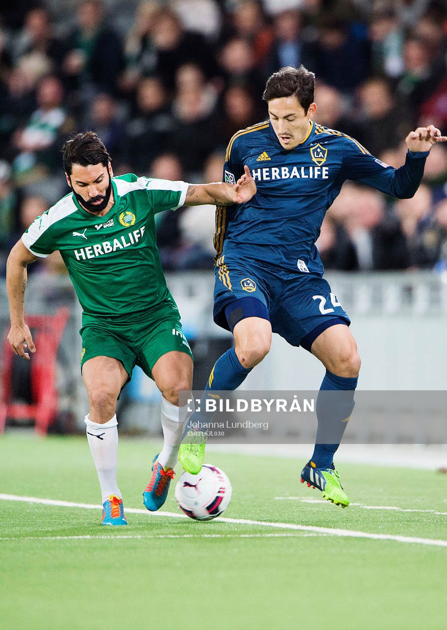 Hammarbys Stefan Batan och LA Galaxys Stefan Ishizaki