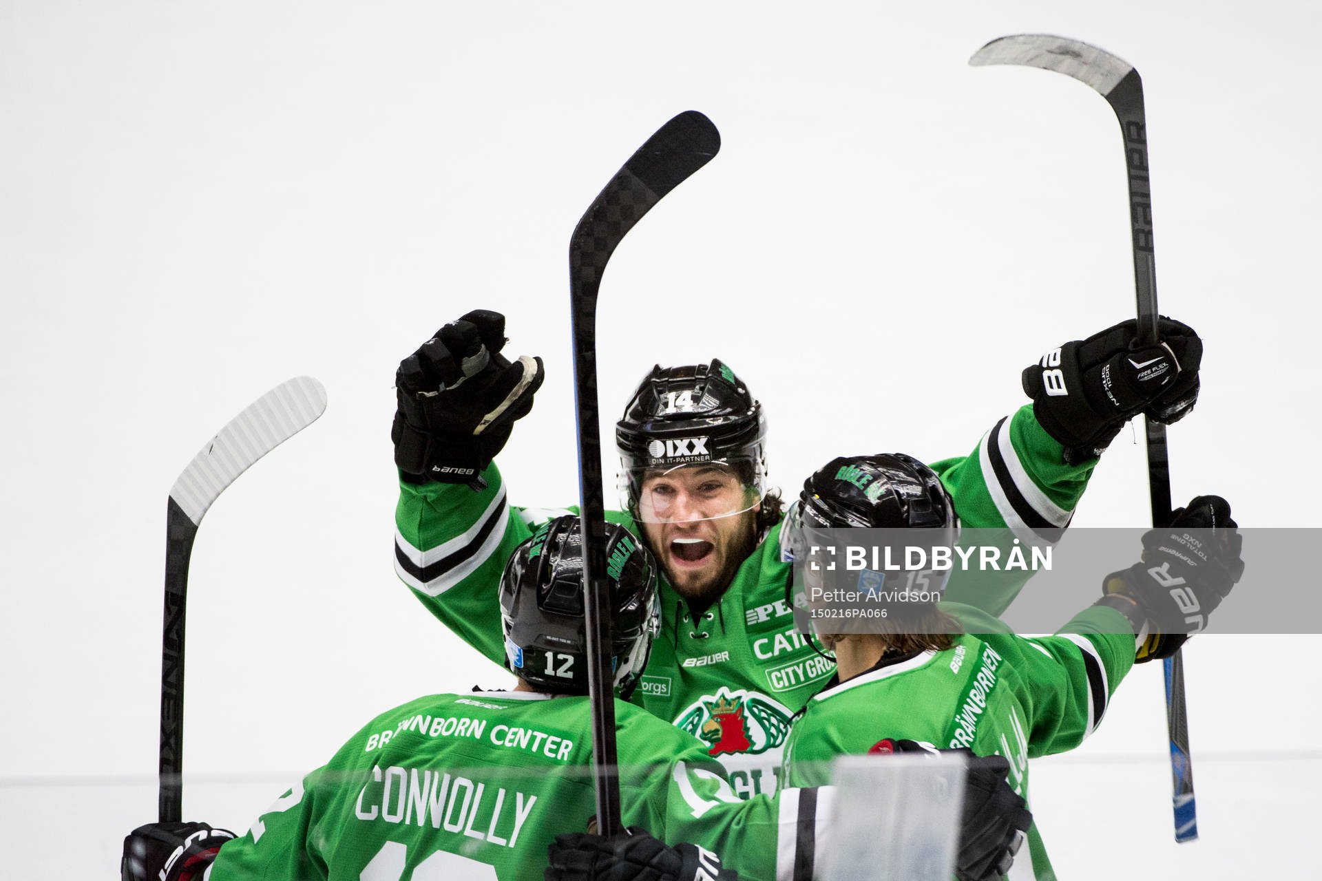 Rögles Jordan Smotherman (m), Jack Connolly och Jakob