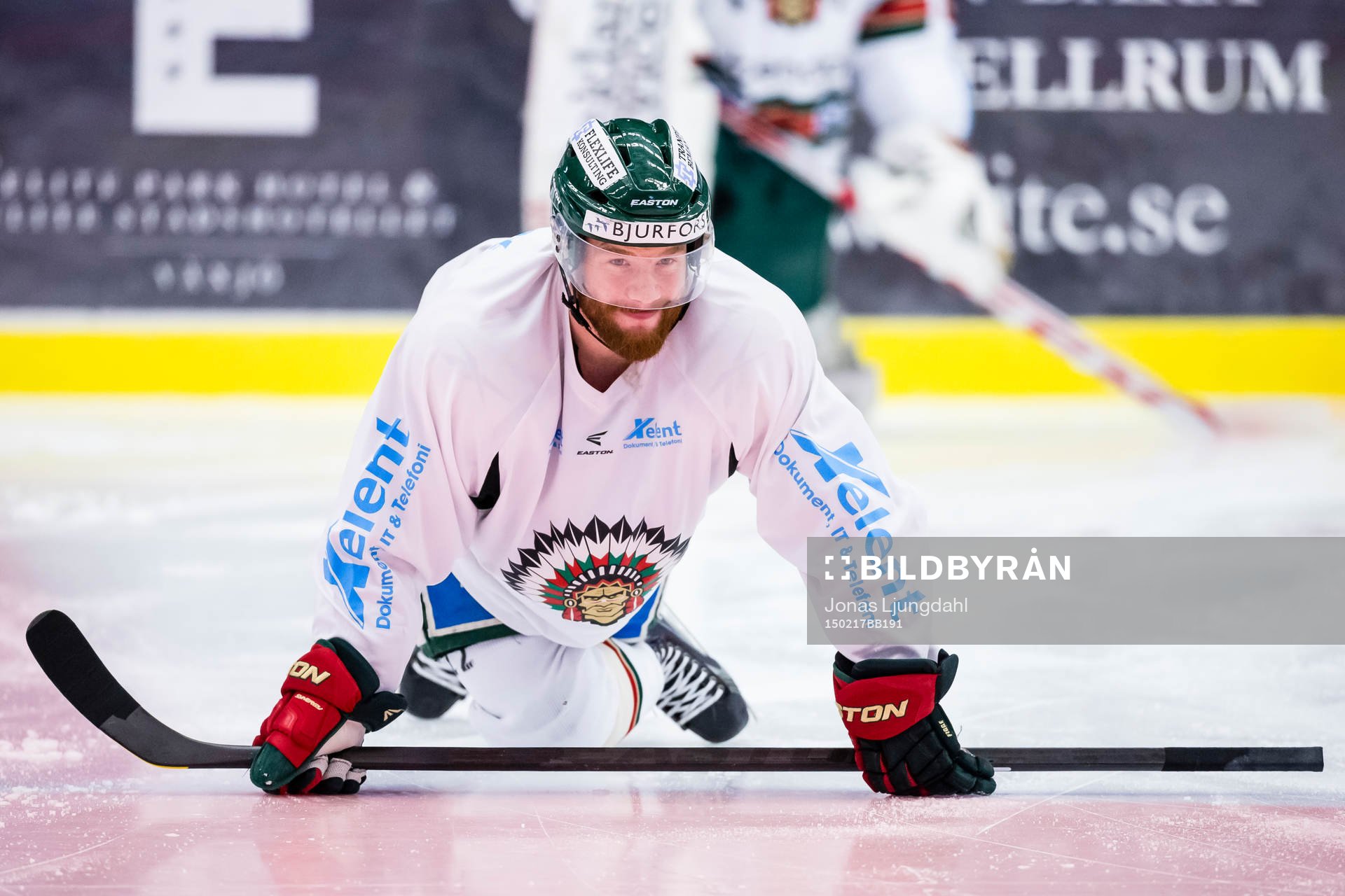 Frölundas Robin Figren ler