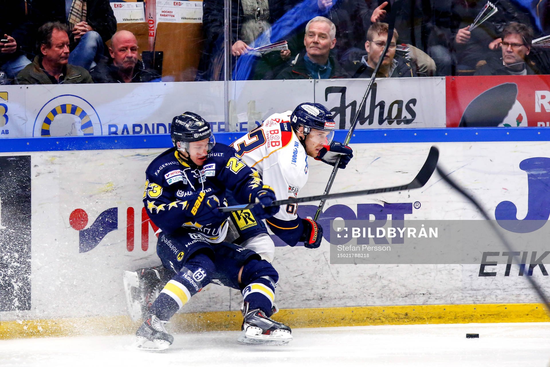 s Sebastian Strandberg och Djurgårdens Tobias Hage