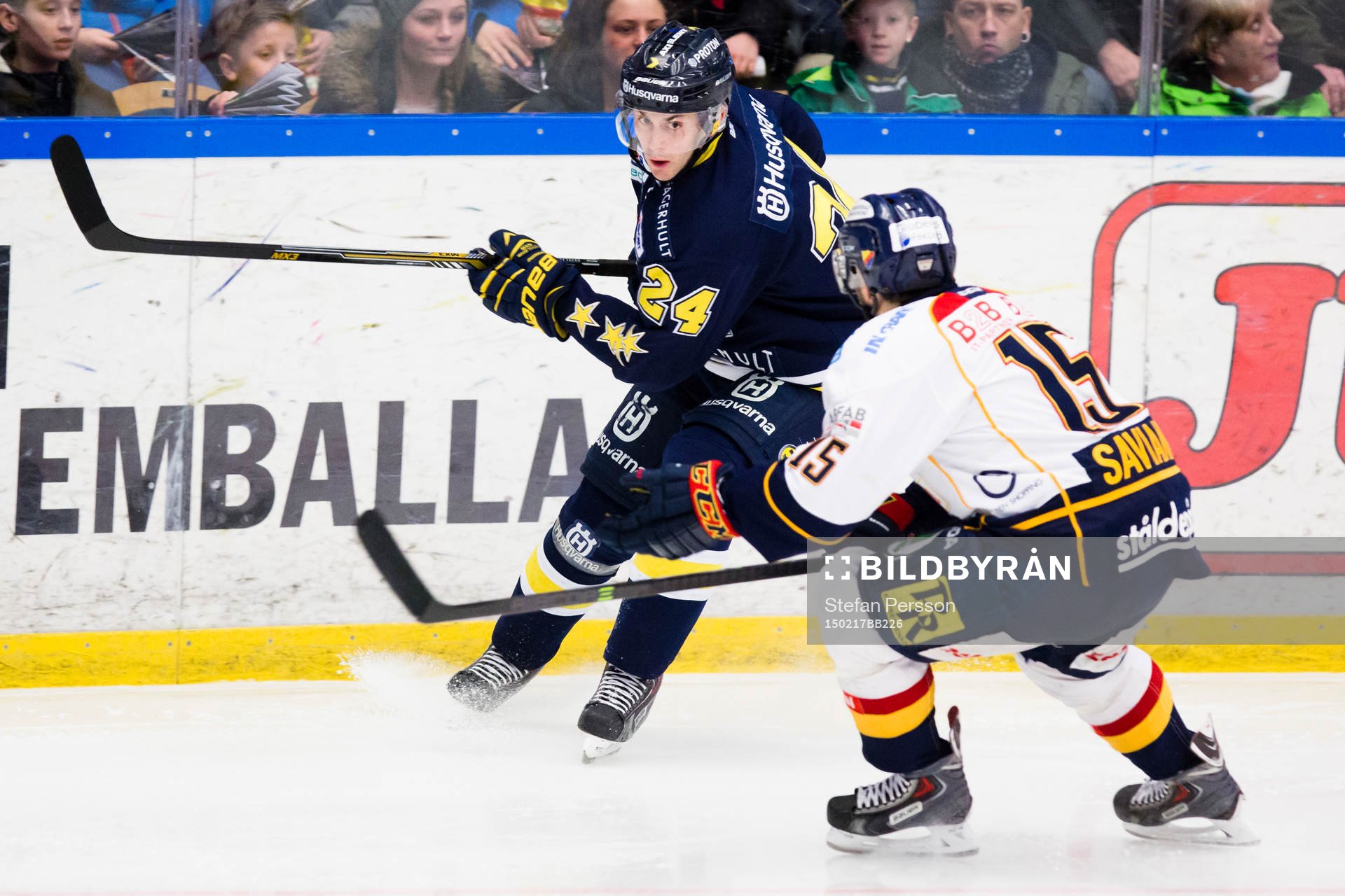s Erik Christensen mot Djurgårdens Steve Saviano