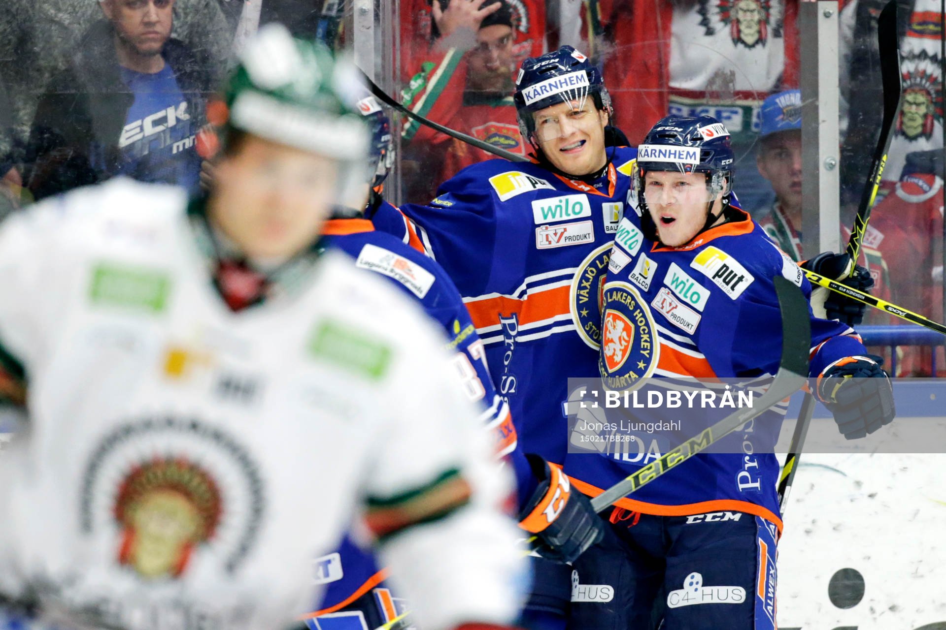 Växjös Nick Johnson jublar