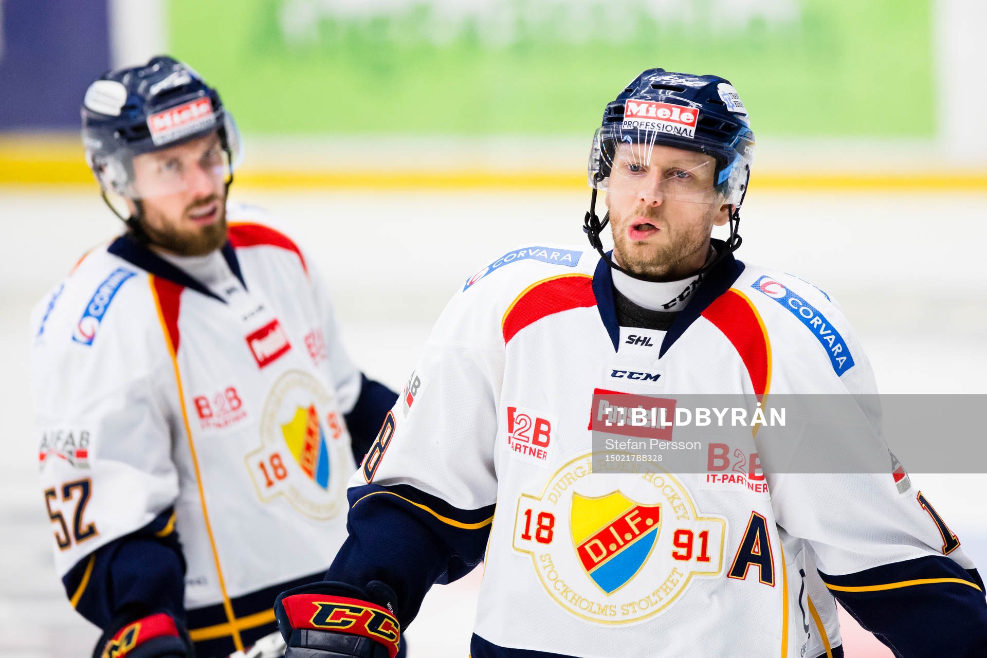 Djurgårdens Mikael Ahlén och Michael Holmqvist