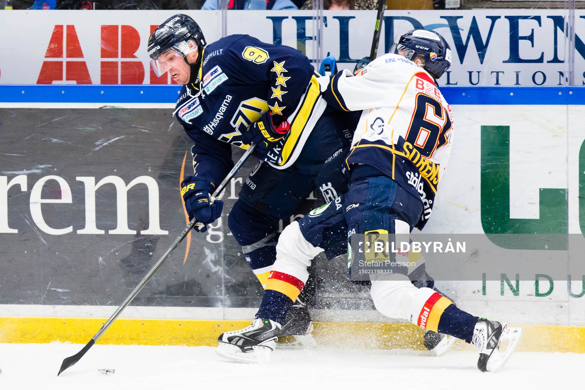 s Björn Melin mot Djurgårdens Marcus Sörensen
