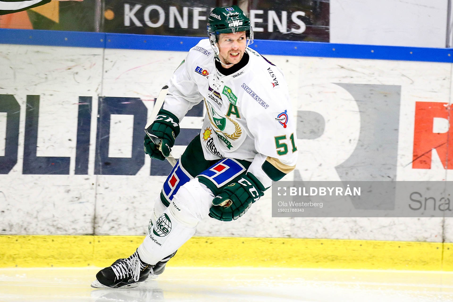 Färjestads Rickard Wallin jublar