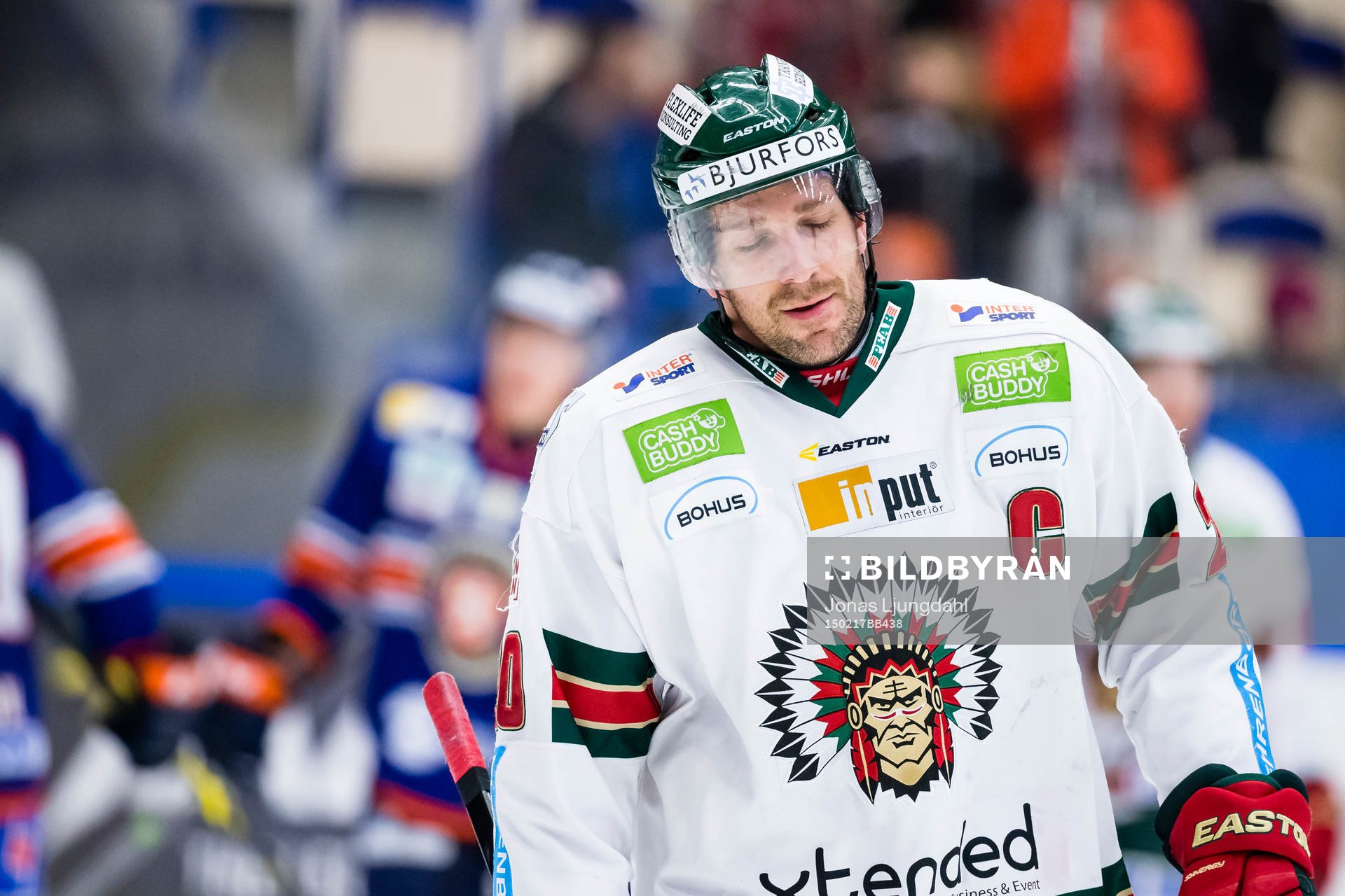 Frölundas Joel Lundqvist blundar