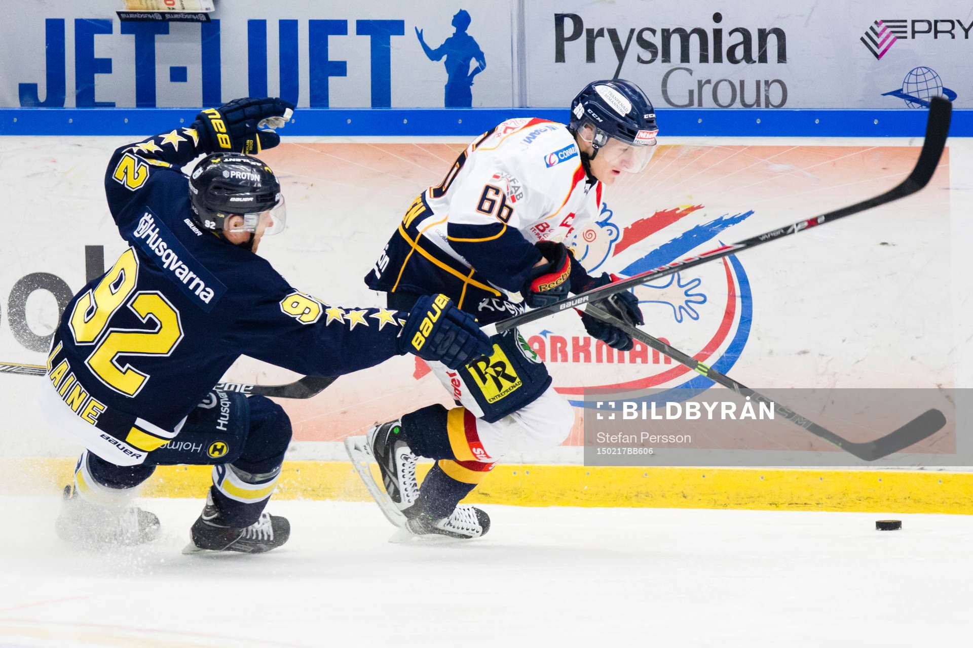 s Teemu Laine mot Djurgårdens Marcus Sörensen