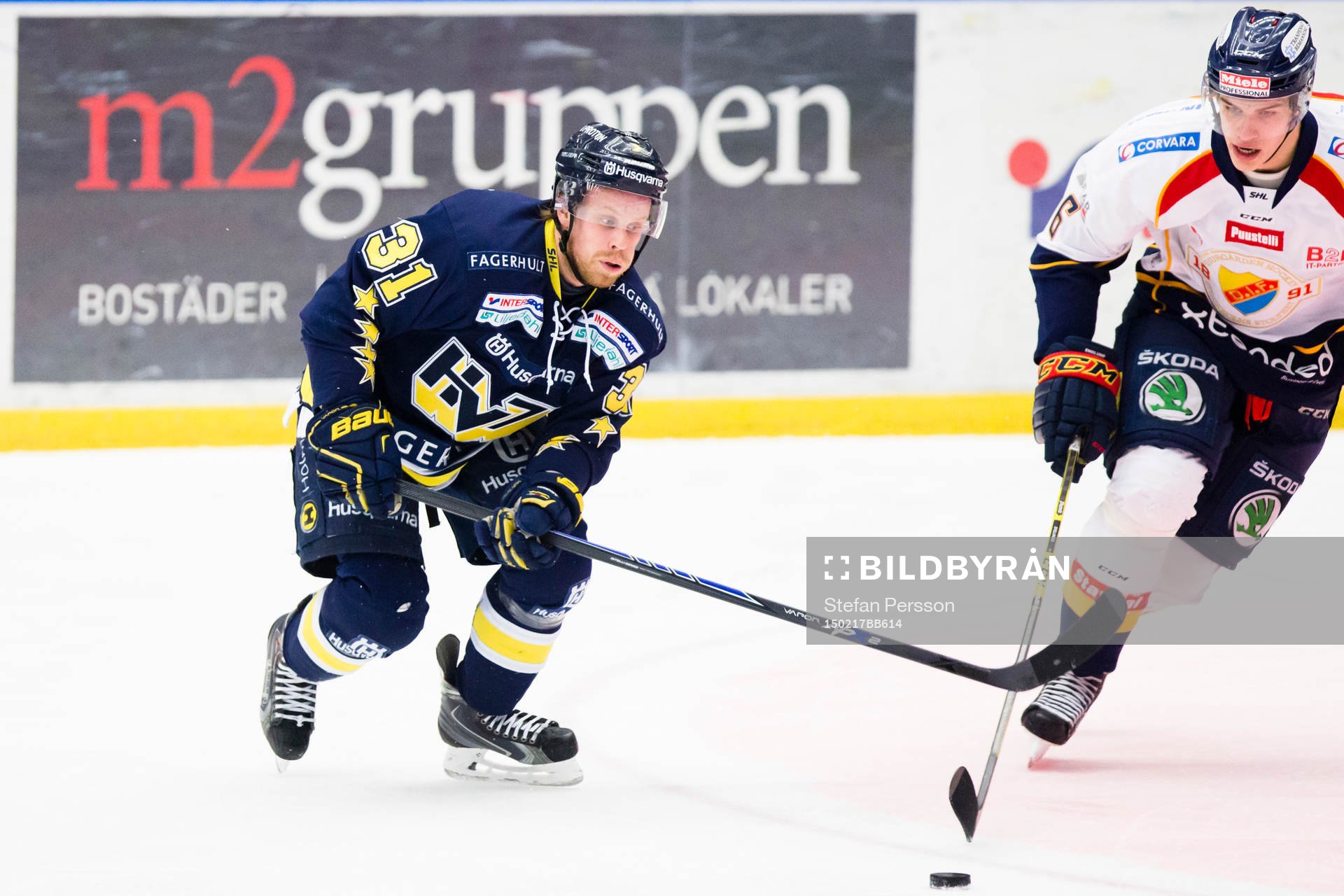 s Mattias Tedenby mot Djurgårdens Andreas Englund