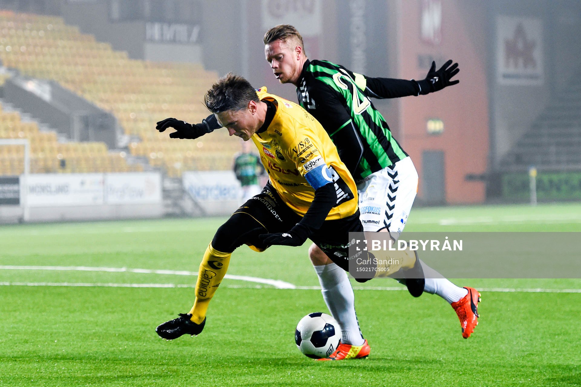 Elfsborgs Lasse Nilsson och Gais Björn Andersson
