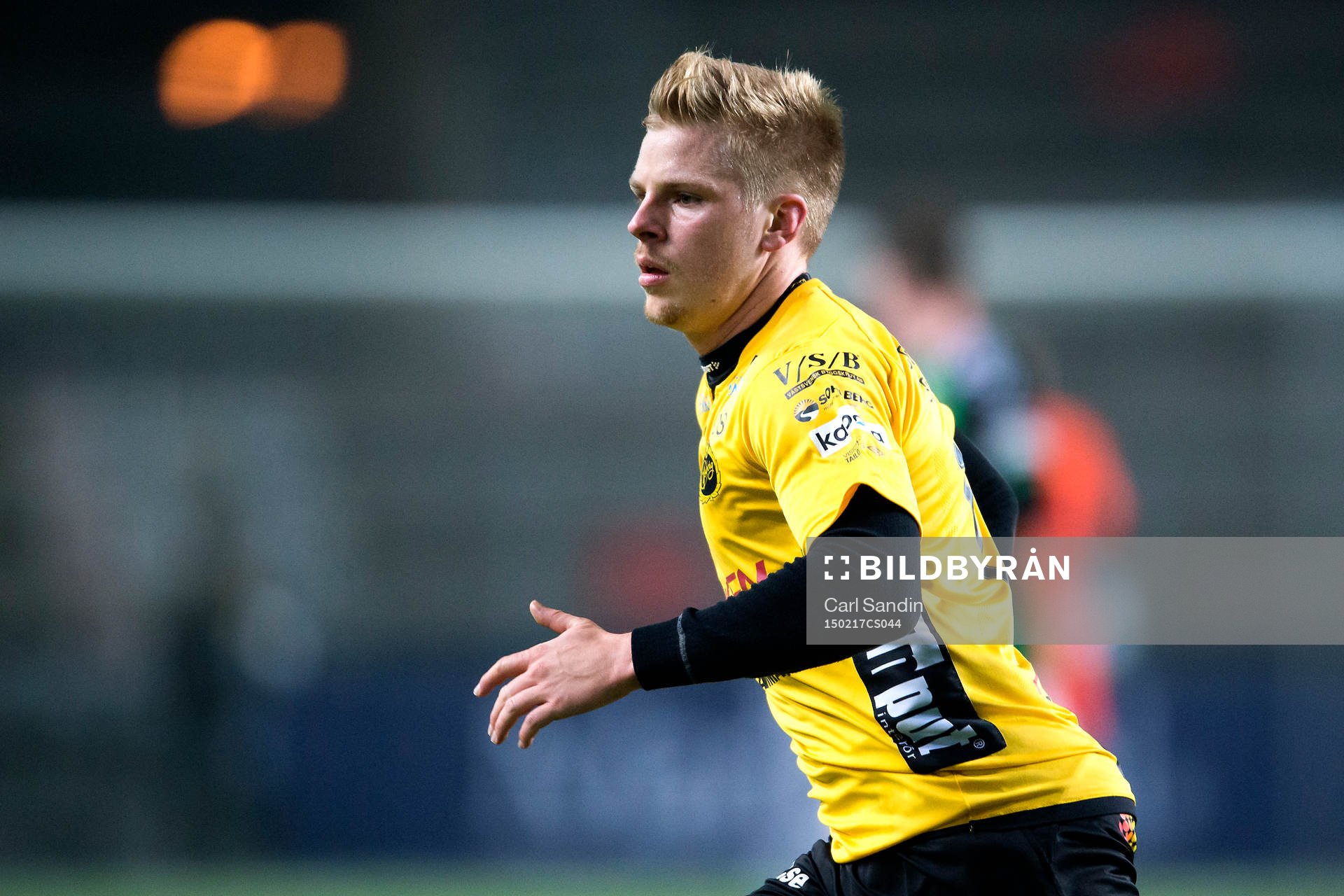 Elfsborgs Per Frick under en träningsmatch i fotboll mellan Elfsborg och Gais den 17 februari 2015 i Borås.