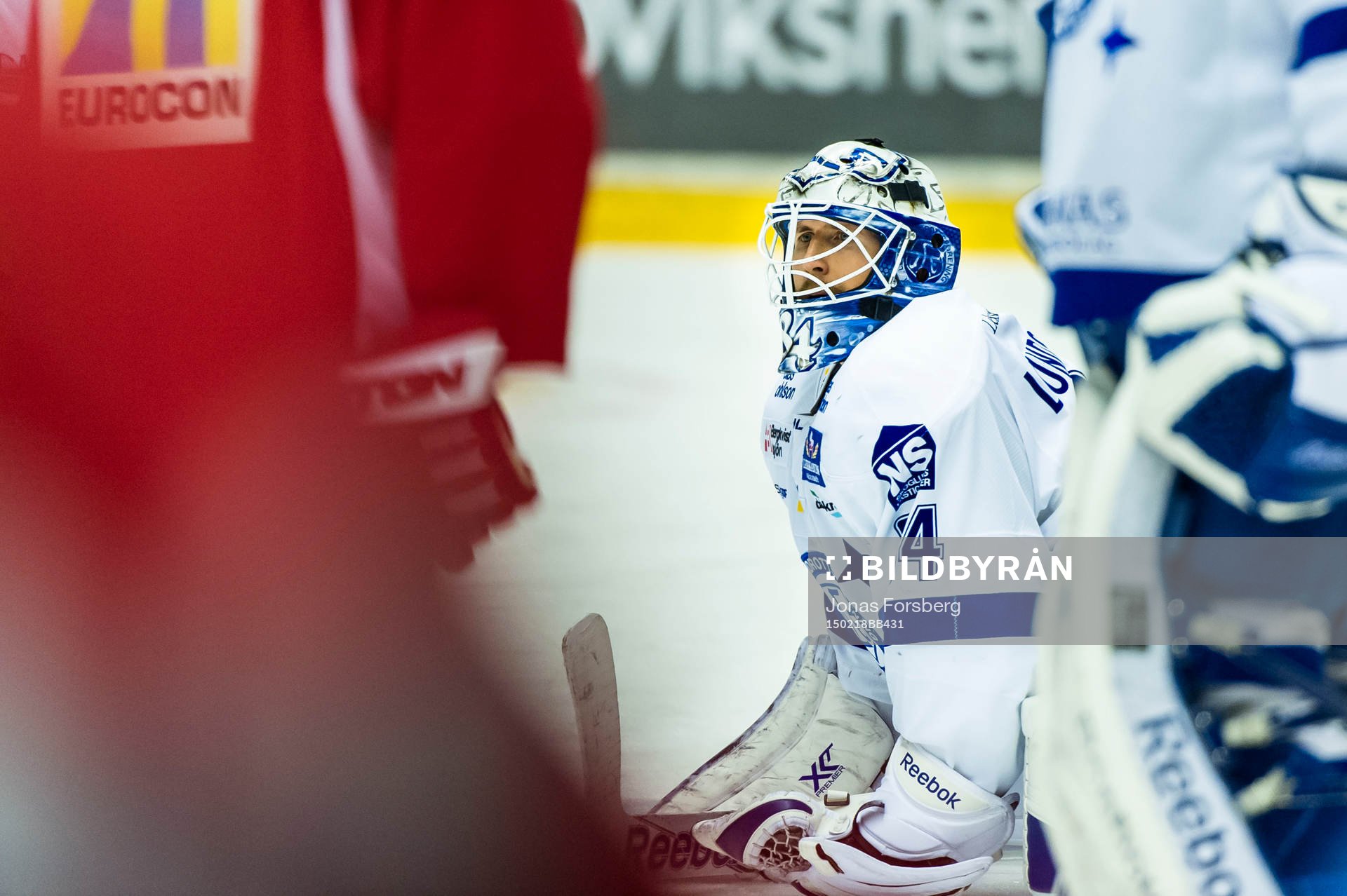 Leksands målvakt Joakim Lundström