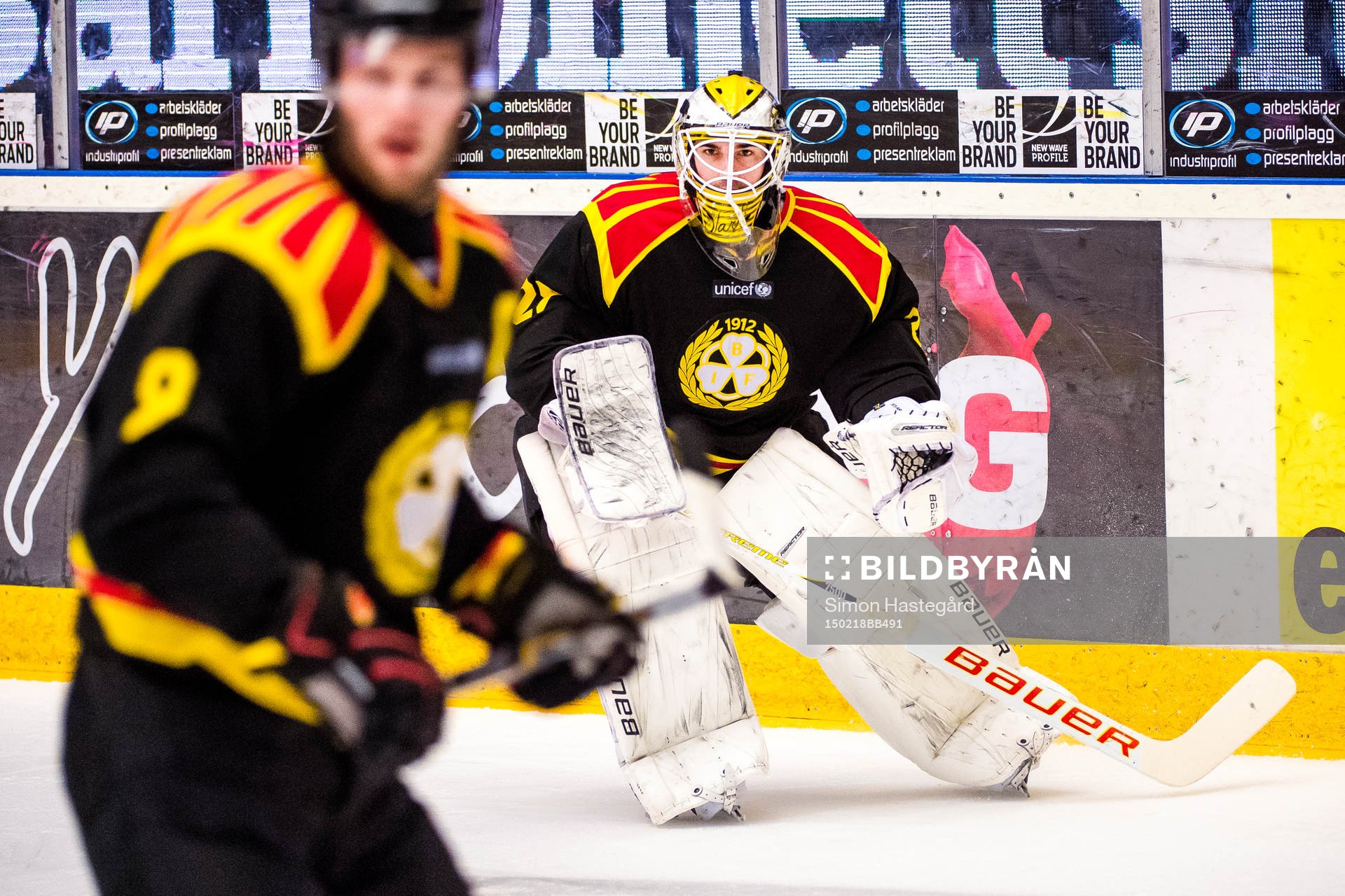 Brynäs målvakt Bernhard Starkbaum