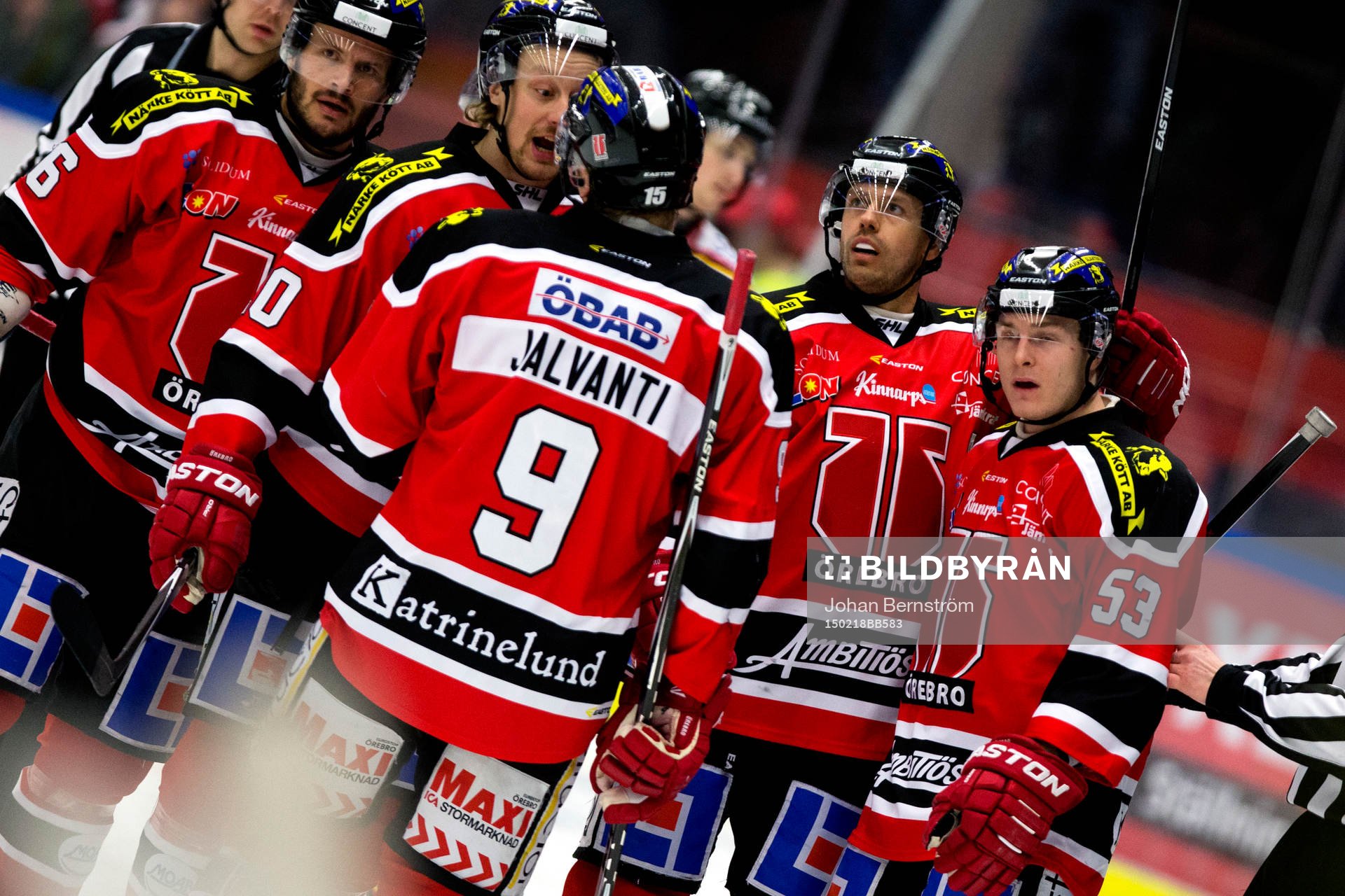 Örebros Jared Aulin jublar