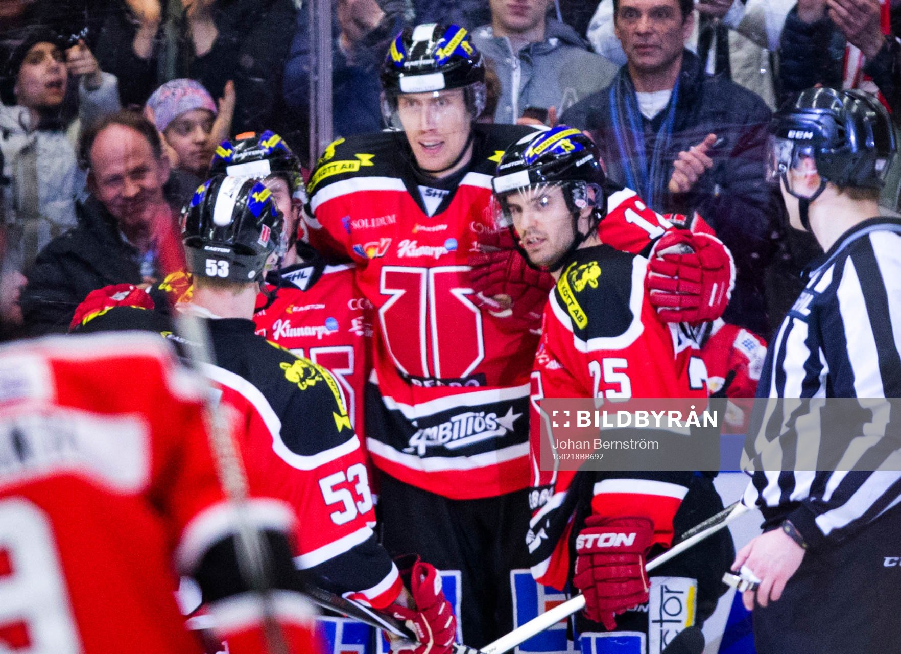 Örebros Marko Anttila gör 4-1 och jublar
