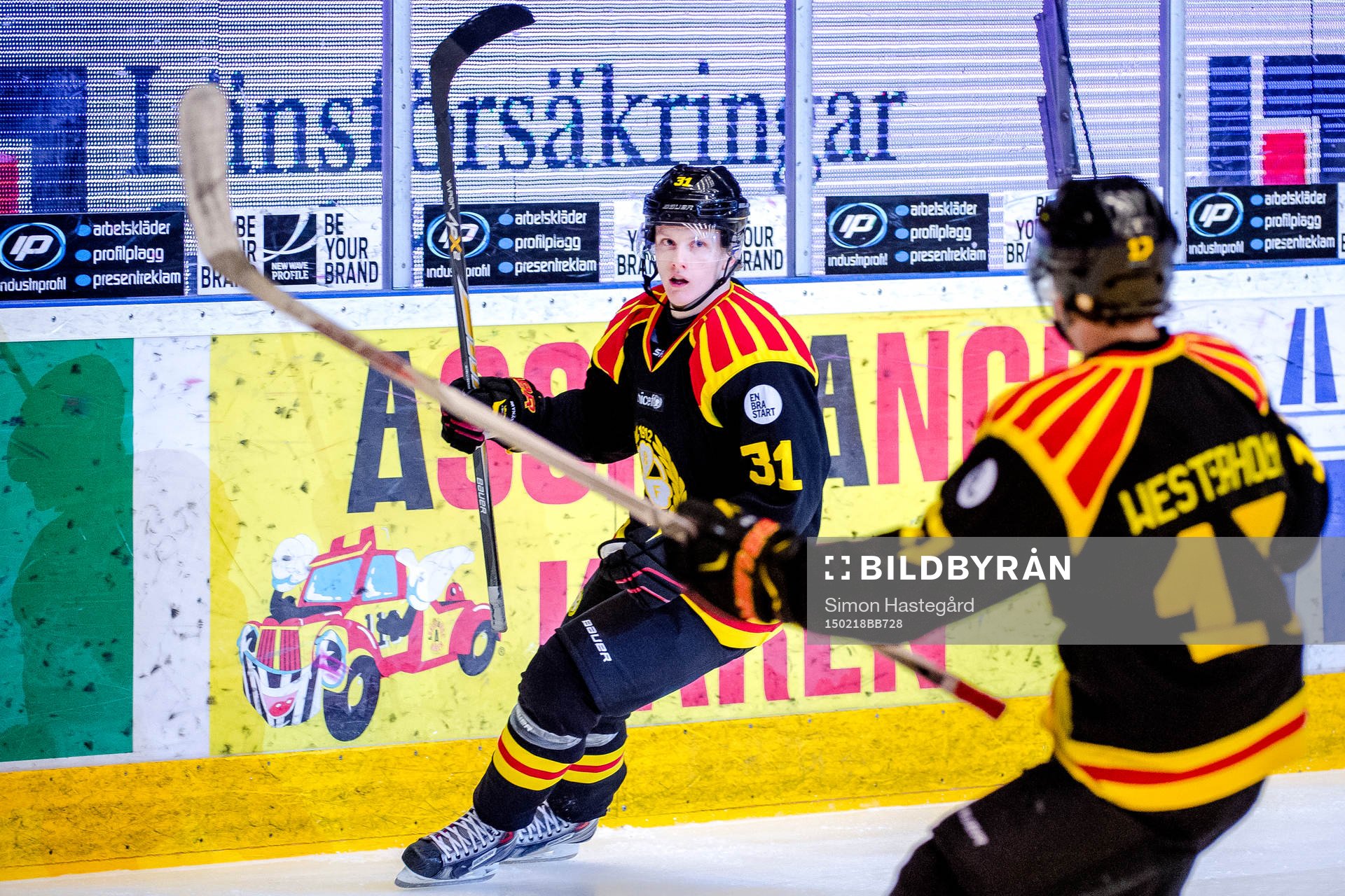 Brynäs Daniel Mannberg jublar
