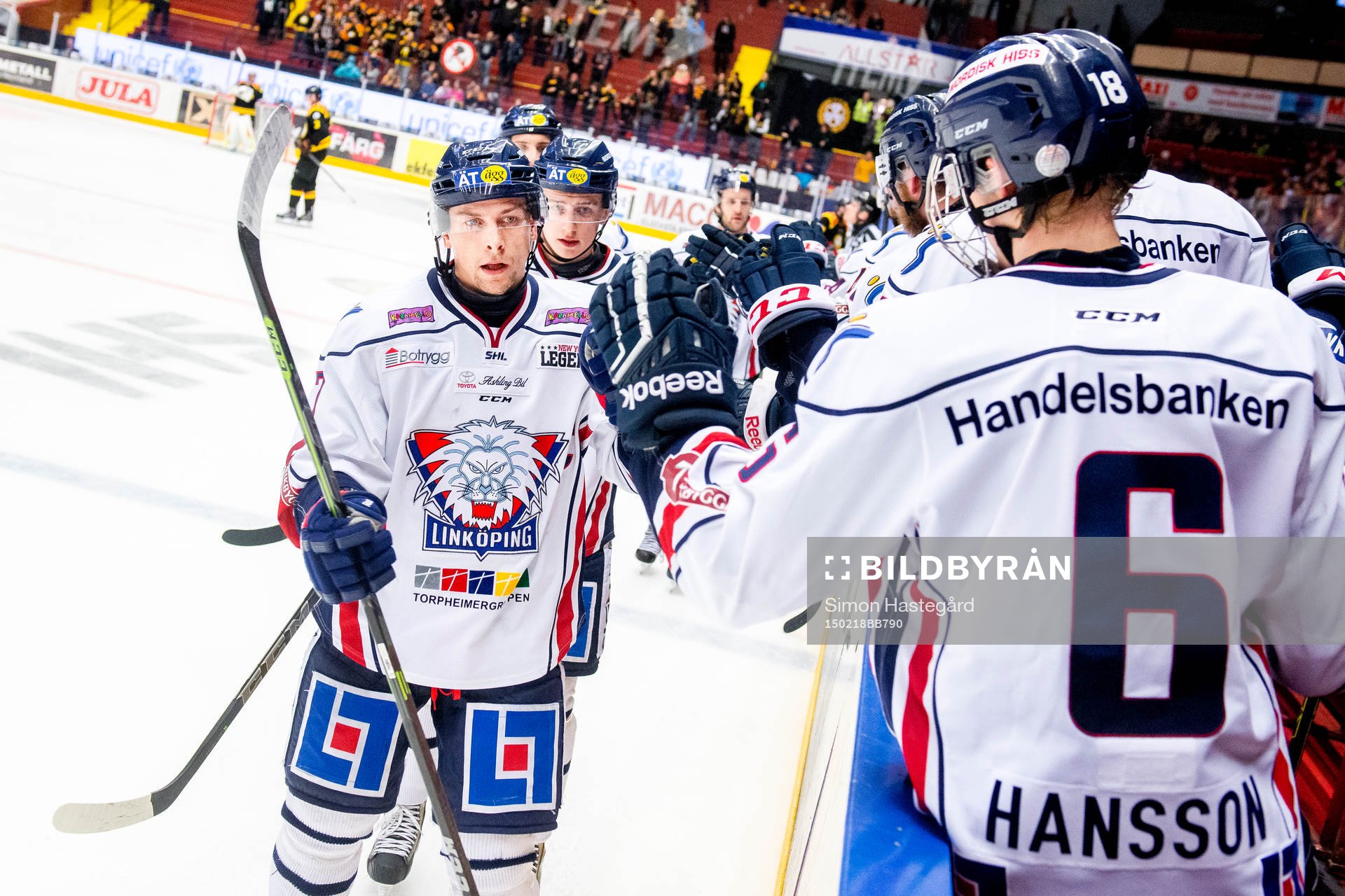 Linköpings Magnus Johansson jublar