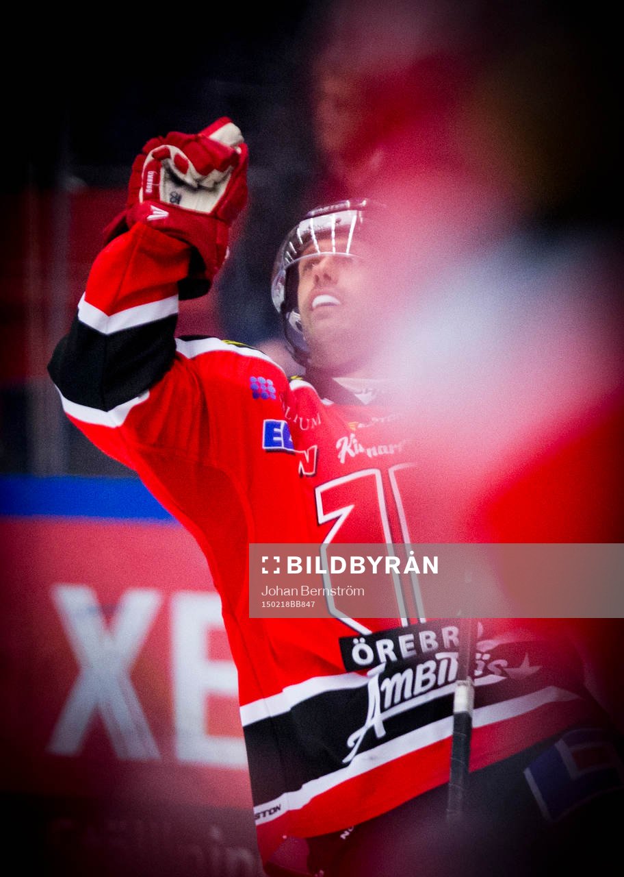 Örebros Jared Aulin gör 3-1 och jublar