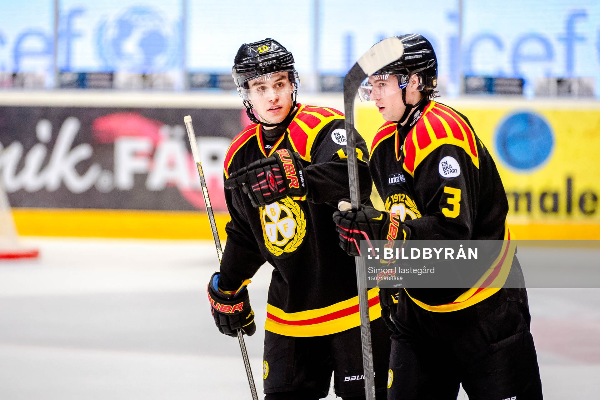 Brynäs Mattias Nörstebö och Christian Djoos i samtal