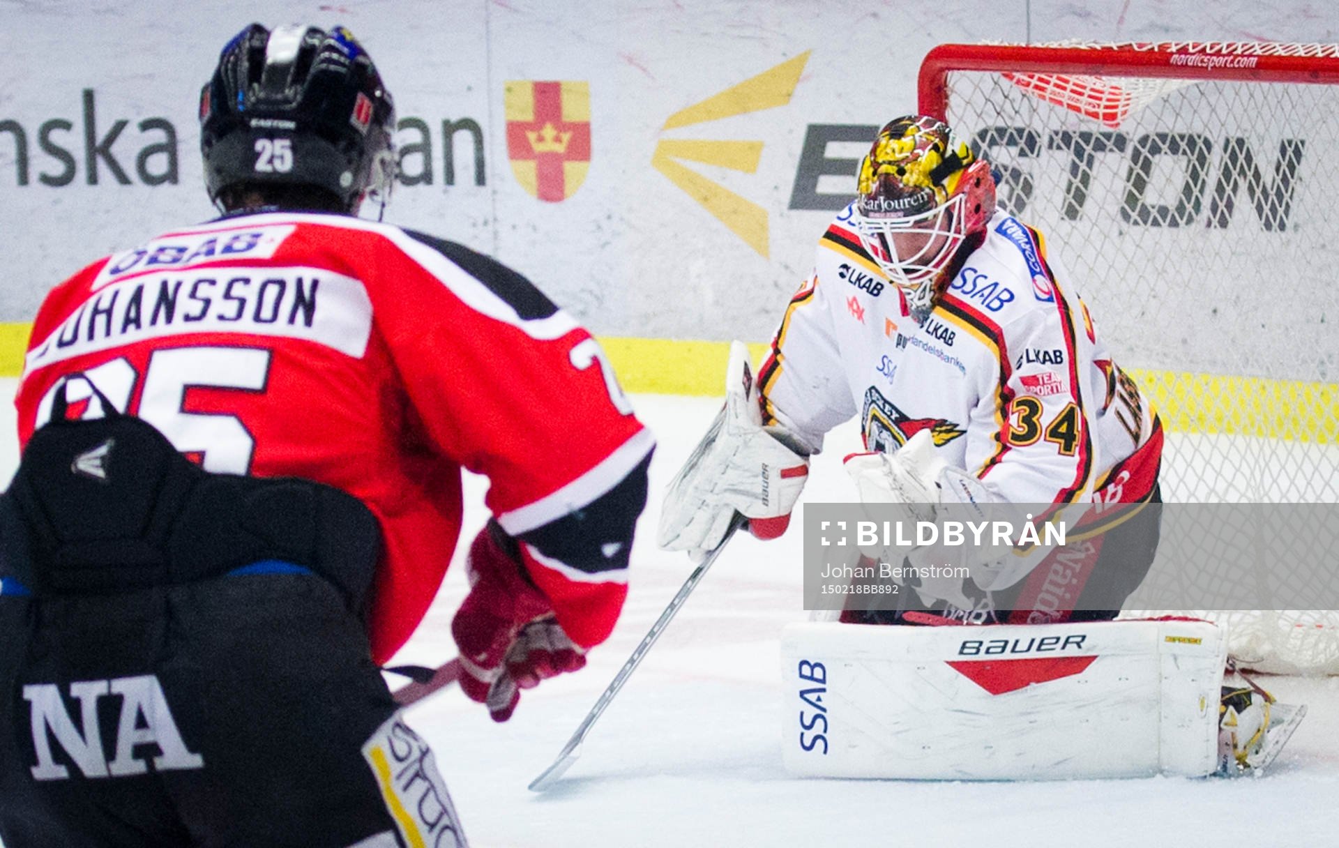 Luleås målvakt Joel Lassinantti