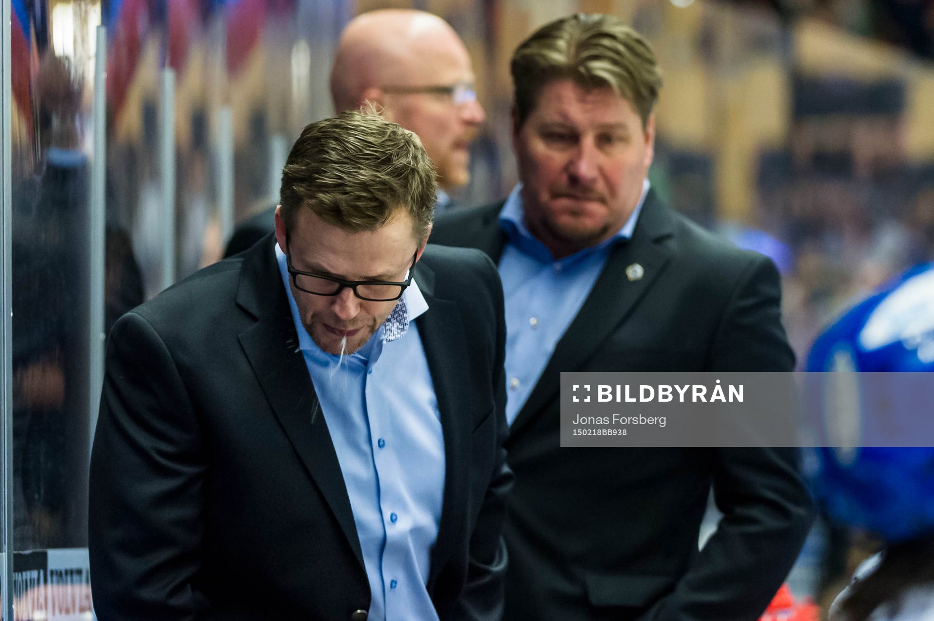 Leksands assisterande tränare Sjur Robert Nilsen och