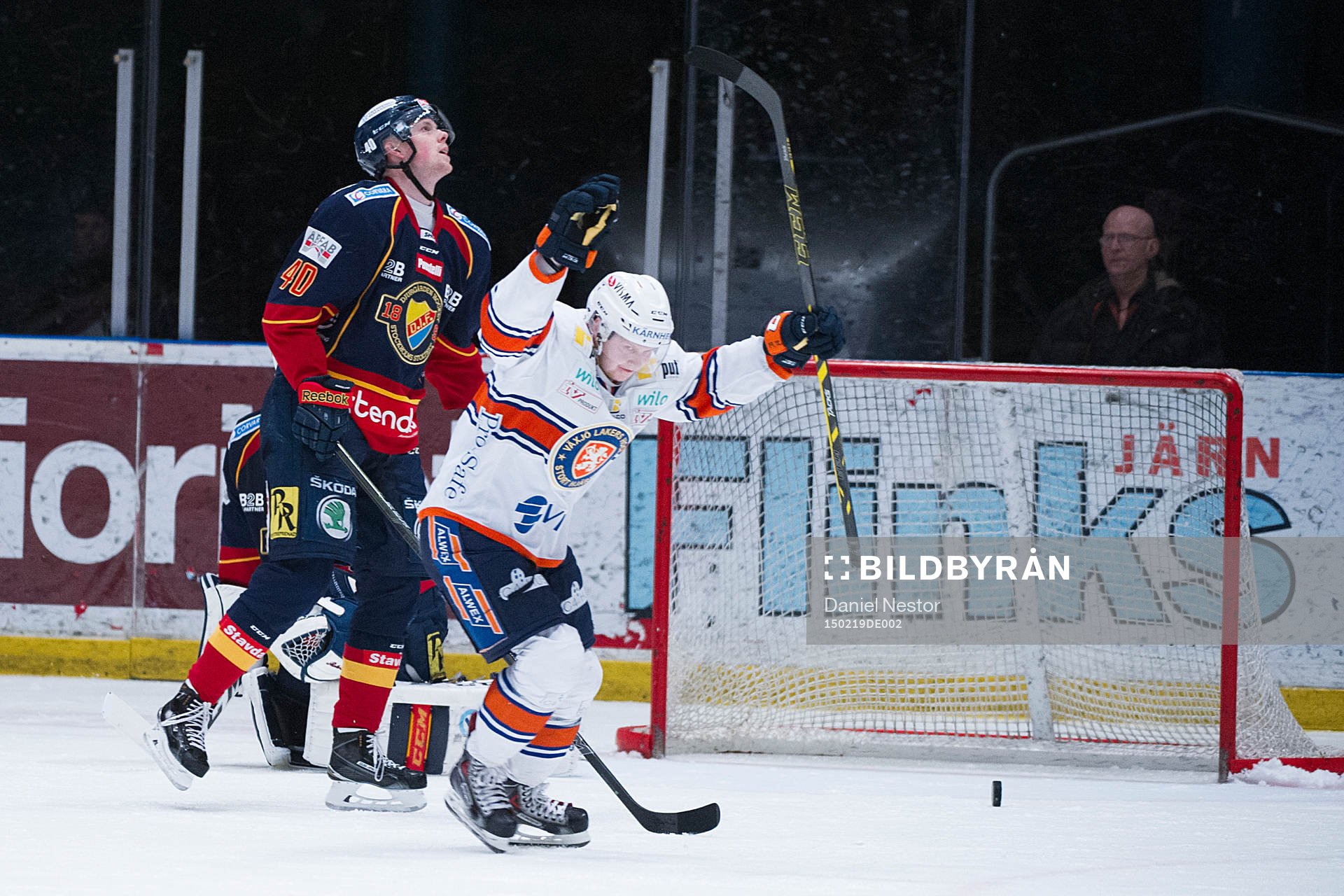 Växjös Tuomas Kiiskinen jublar