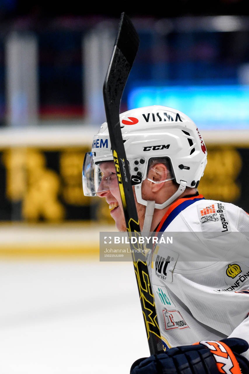 Växjös Tuomas Kiiskinen jublar