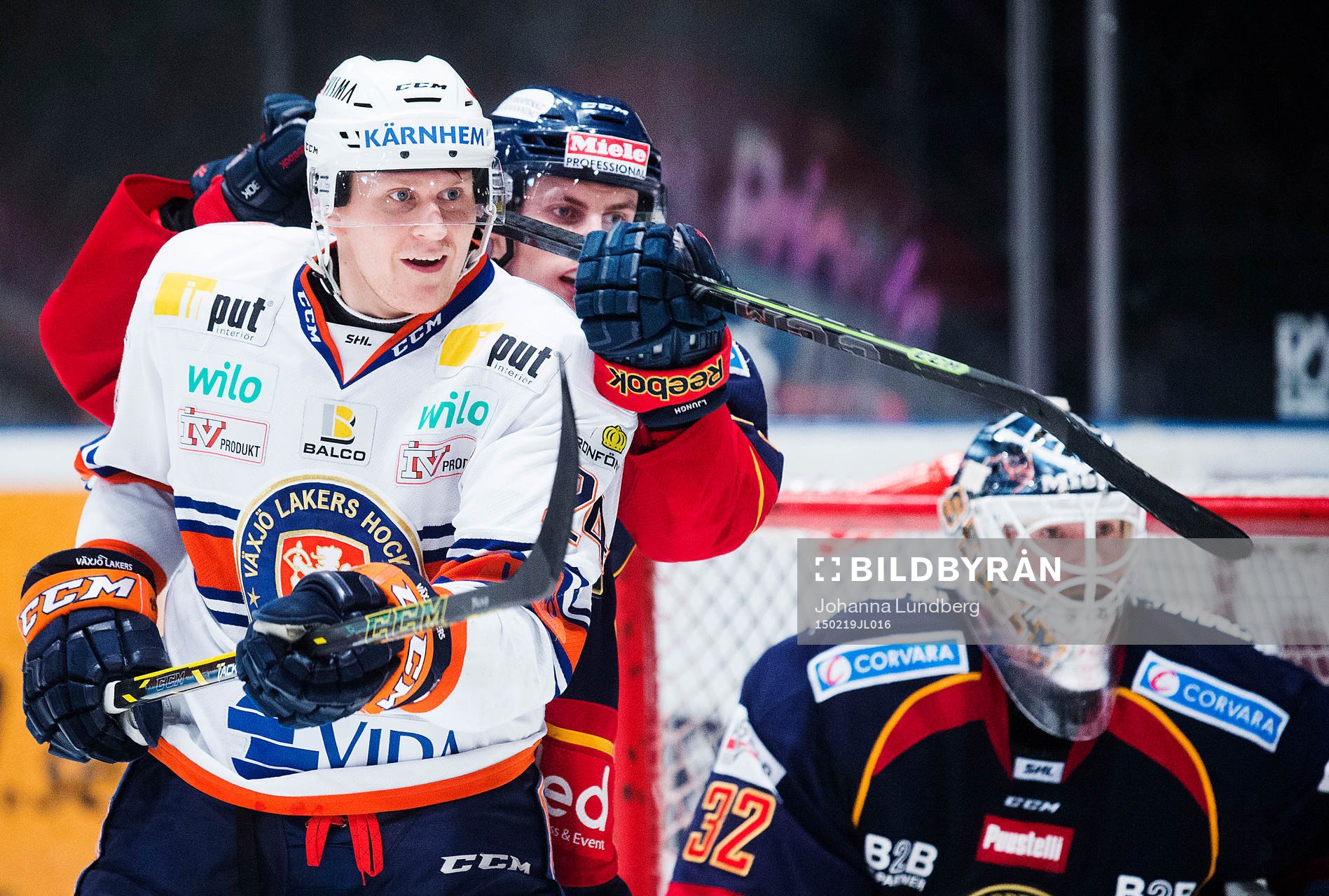 Växjös Jani Lajunen och Djurgårdens Markus Ljungh