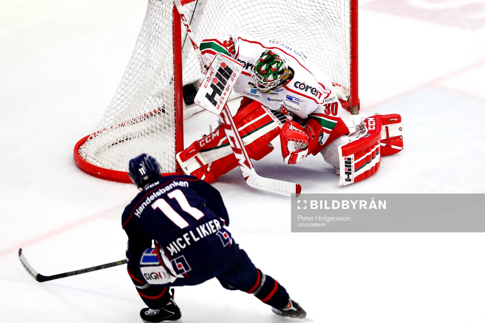 Linköpings Jacob Micflikier gör 1-0