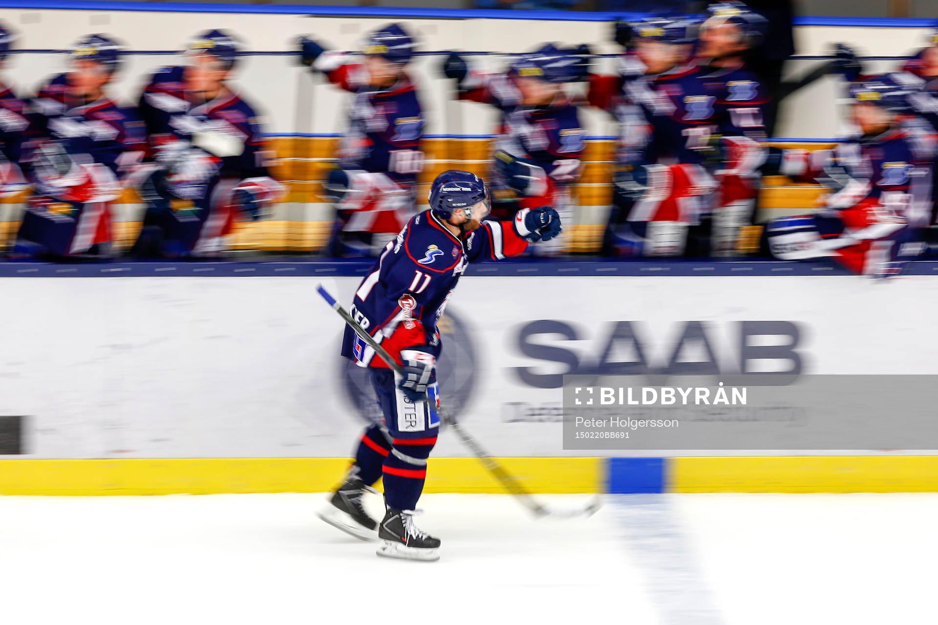 Linköpings Jacob Micflikier jublar