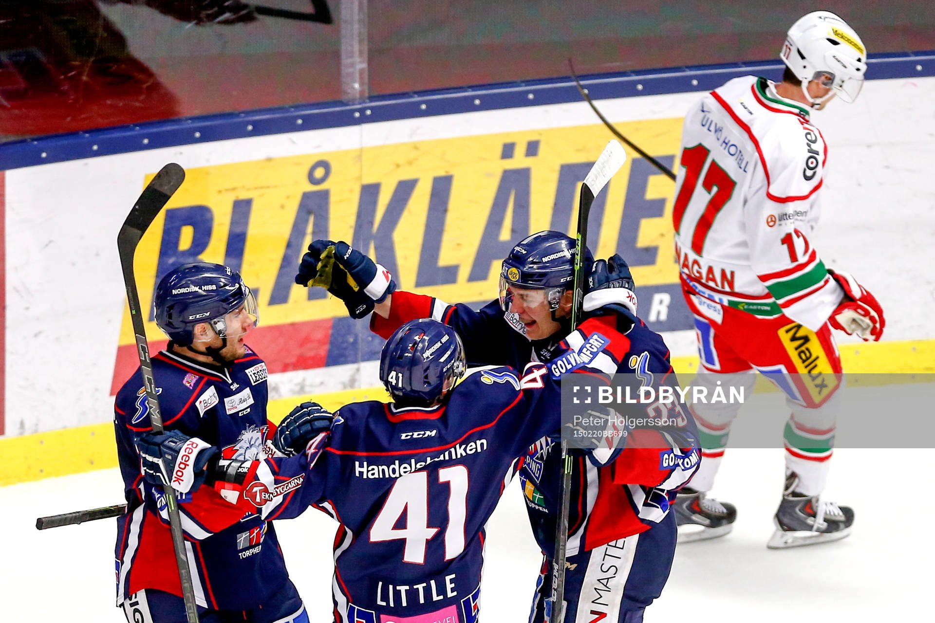 Linköpings Carl Dahlström jublar